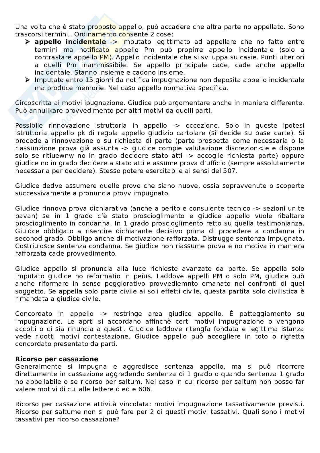 Ripasso per esame di Procedura penale Pag. 6