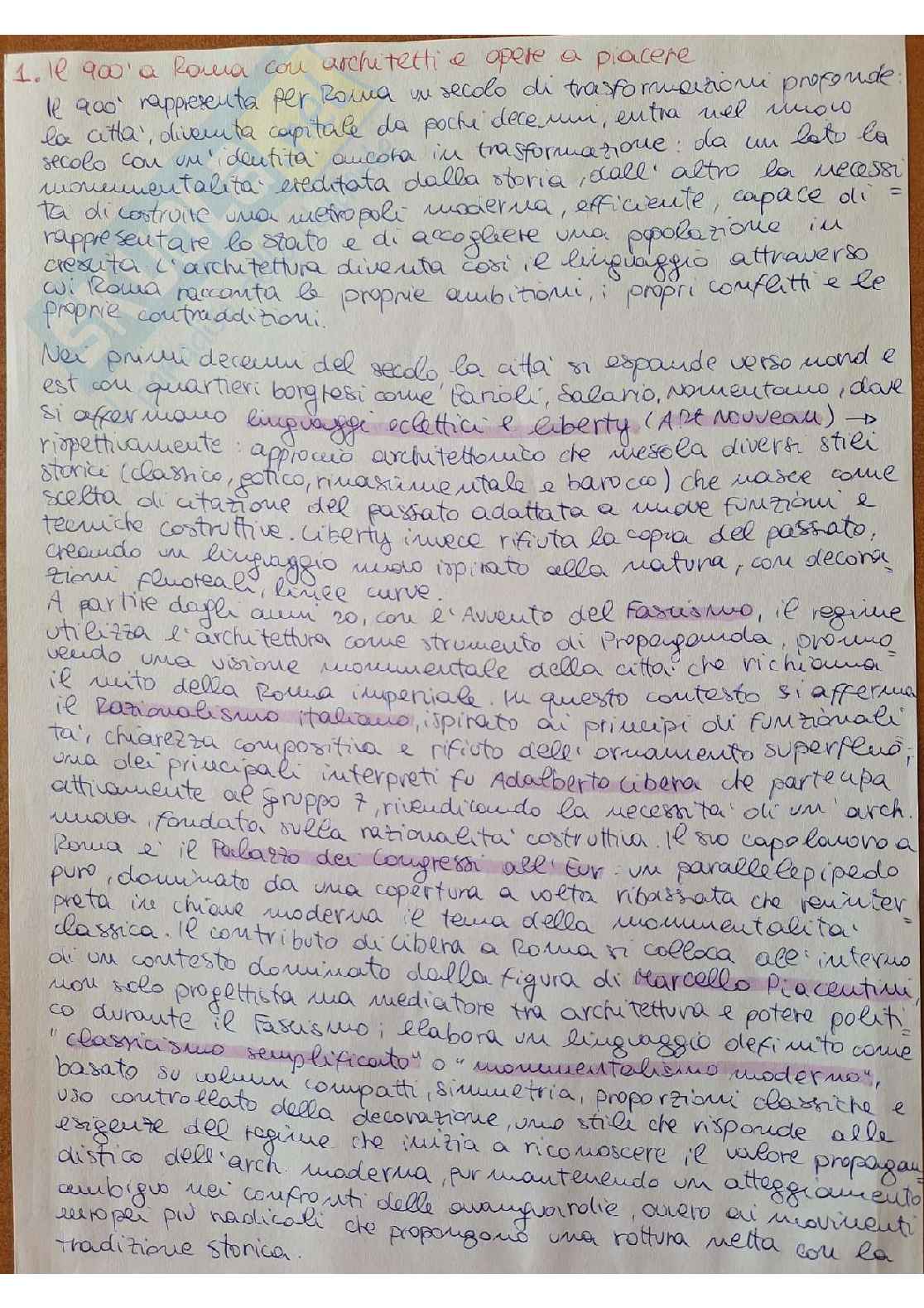 Temi Storia dell'architettura Pag. 1