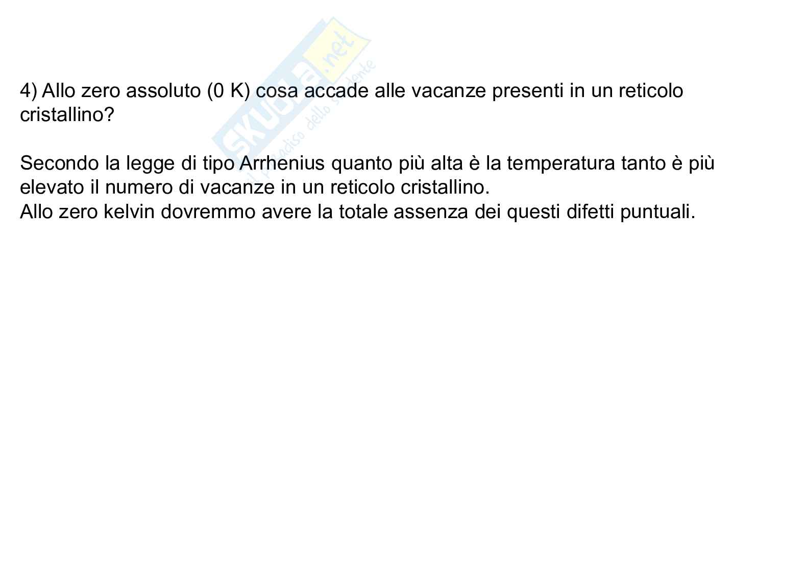 Domande tipo esame di scienze e tecnologie dei materiali  Pag. 6