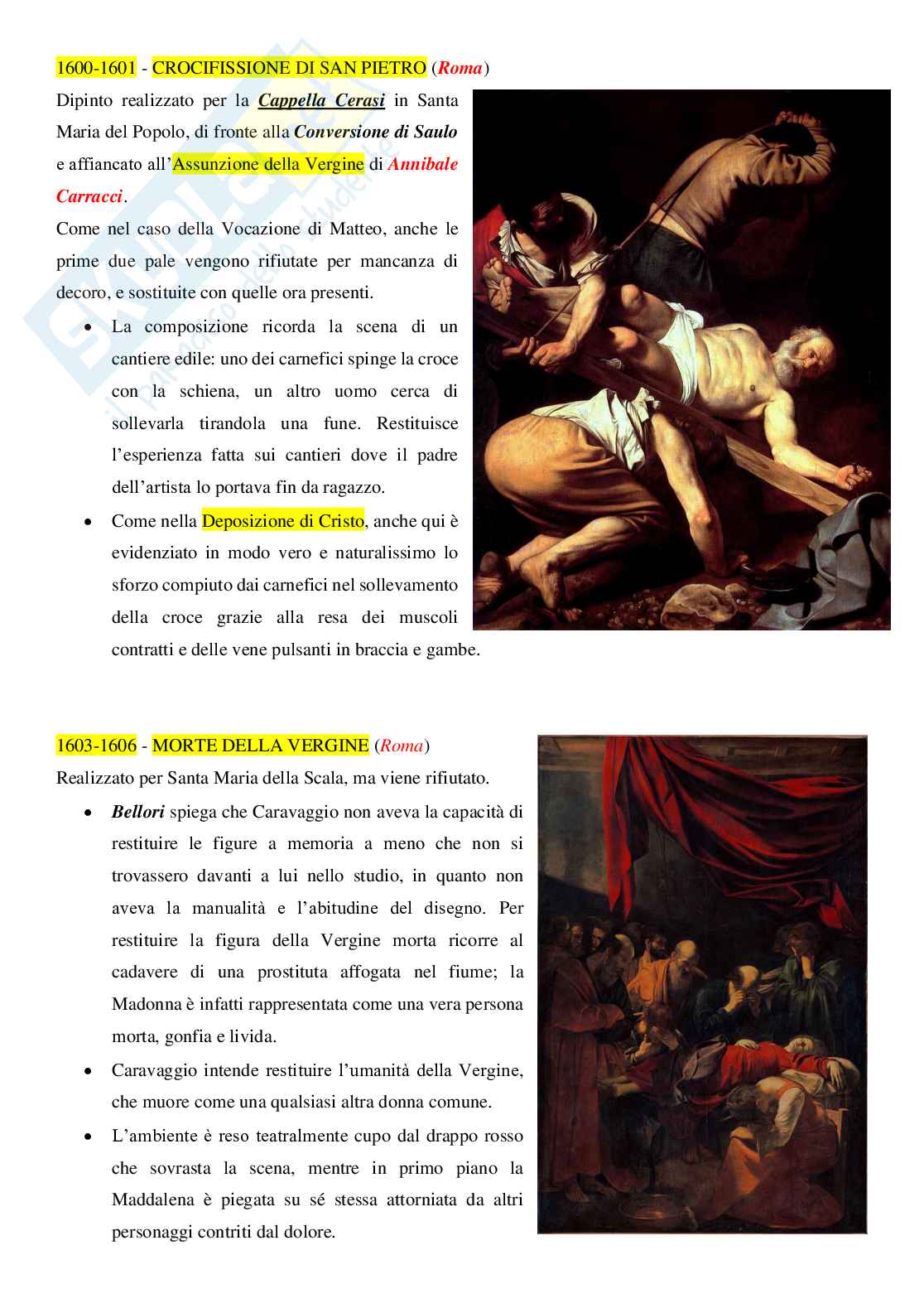 Appunti storia dell'arte moderna con immagini (dalla Maniera al Rococò) Pag. 16