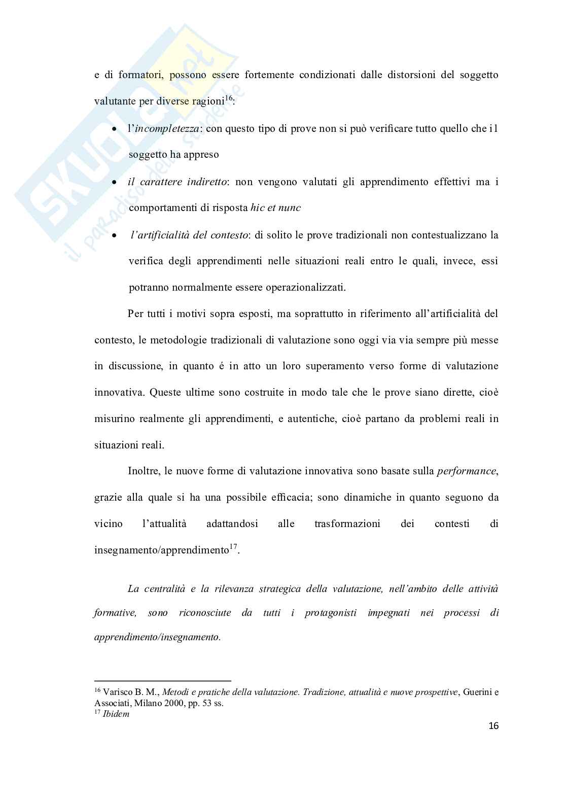 Nuova Frontiera dell’e-learning: peculiarità e prospettive future Pag. 16