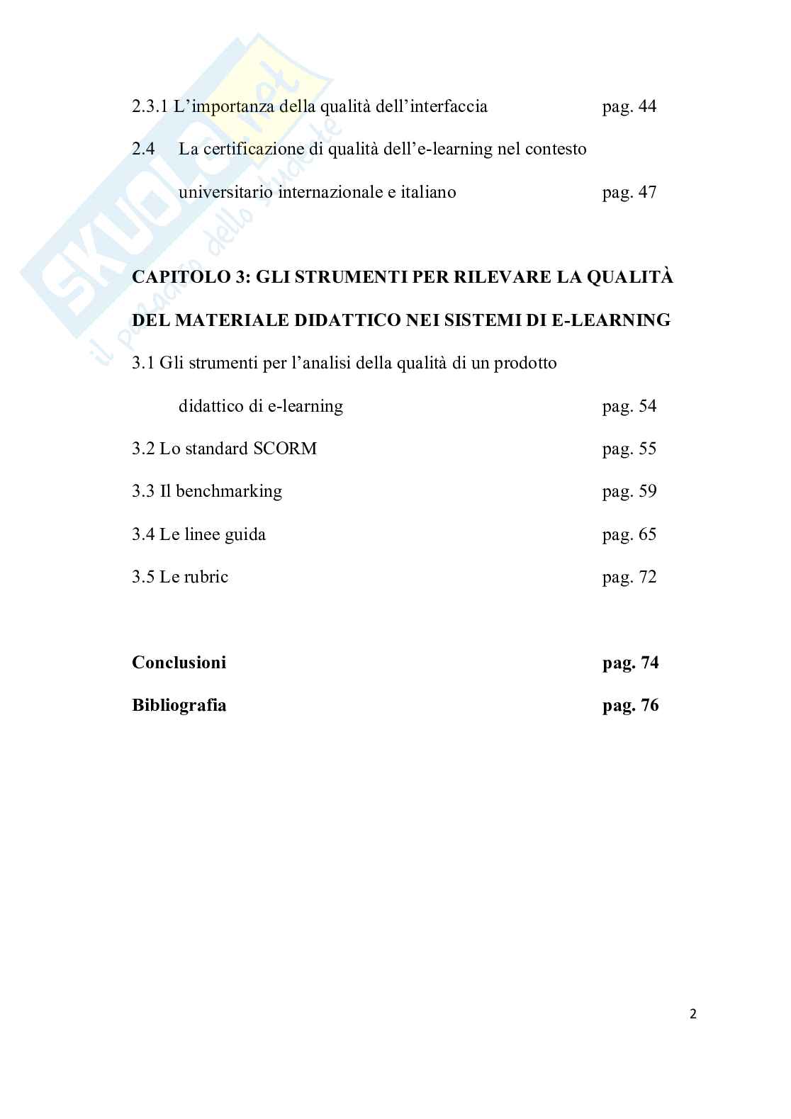Nuova Frontiera dell’e-learning: peculiarità e prospettive future Pag. 2