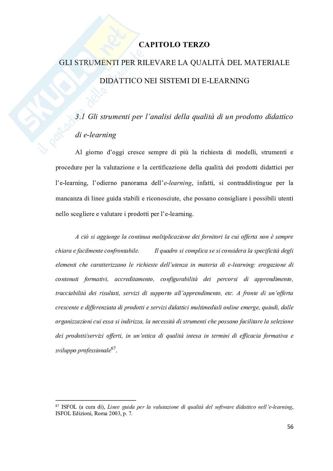 Nuova Frontiera dell’e-learning: peculiarità e prospettive future Pag. 56
