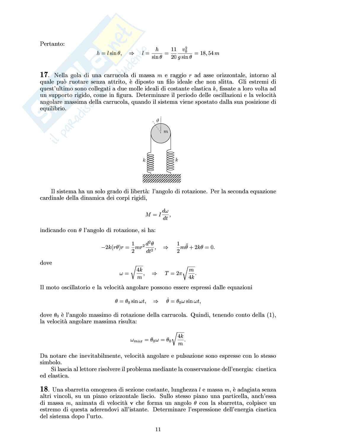 Esercitazione fisica 1 parte 2 Pag. 11