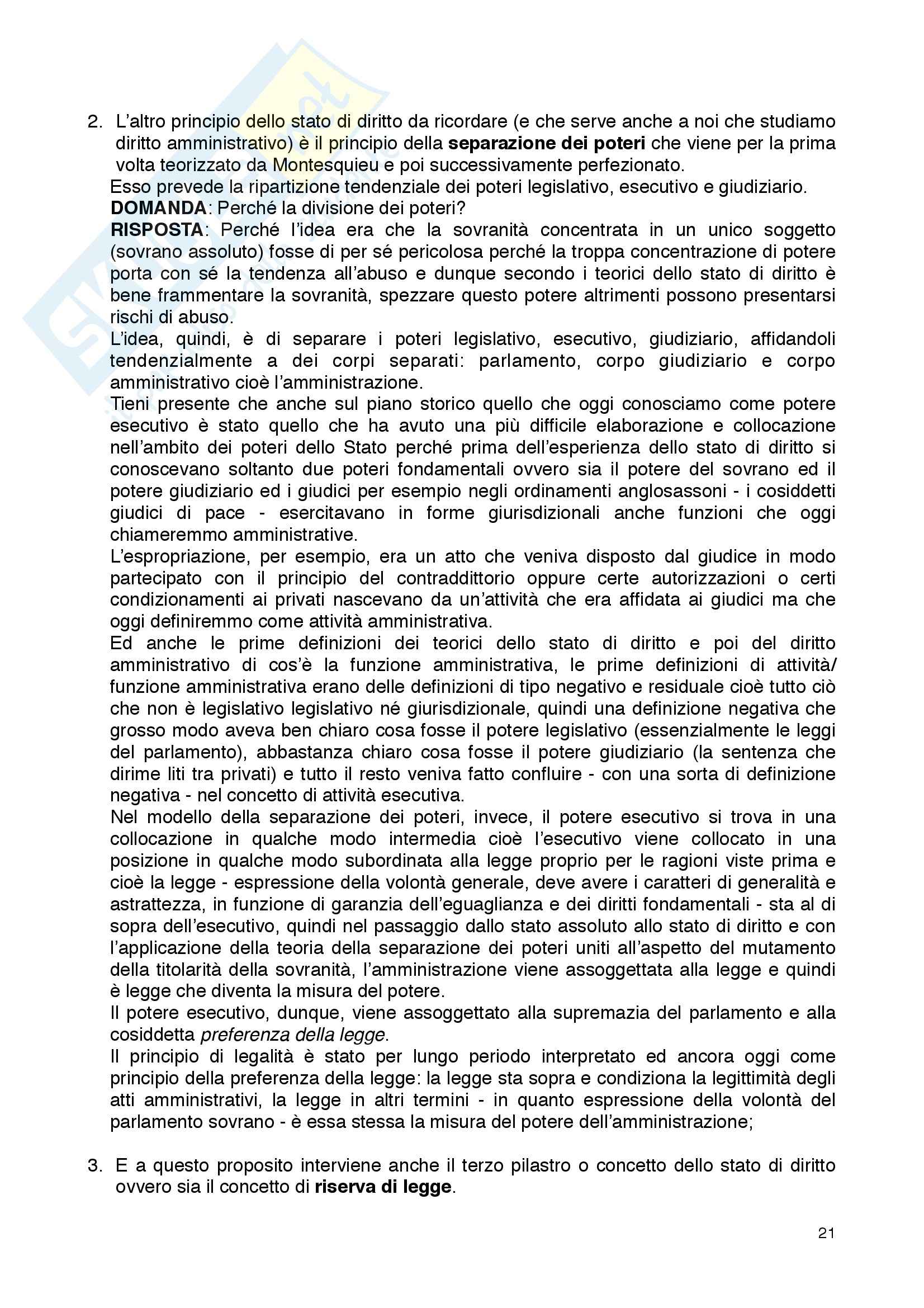 Diritto Amministrativo - Appunti Pag. 21