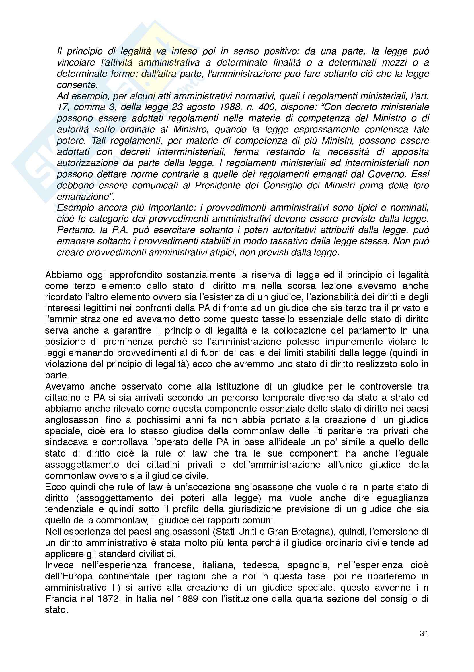 Diritto Amministrativo - Appunti Pag. 31