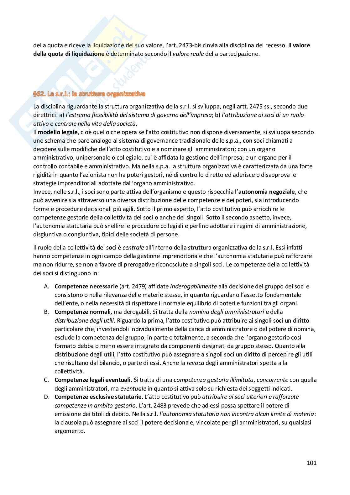 Società a responsabilità limitata  Pag. 11