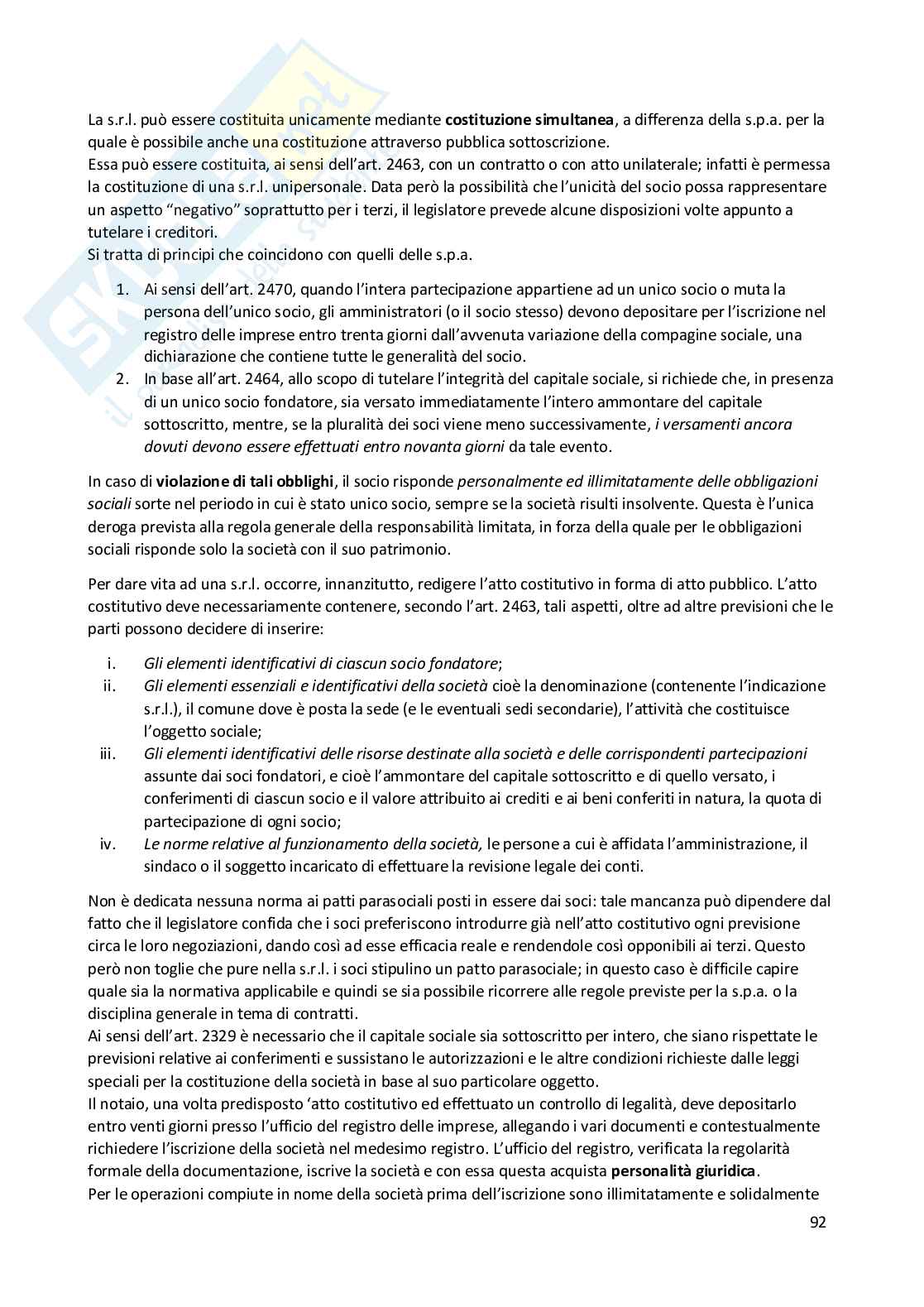 Società a responsabilità limitata  Pag. 2