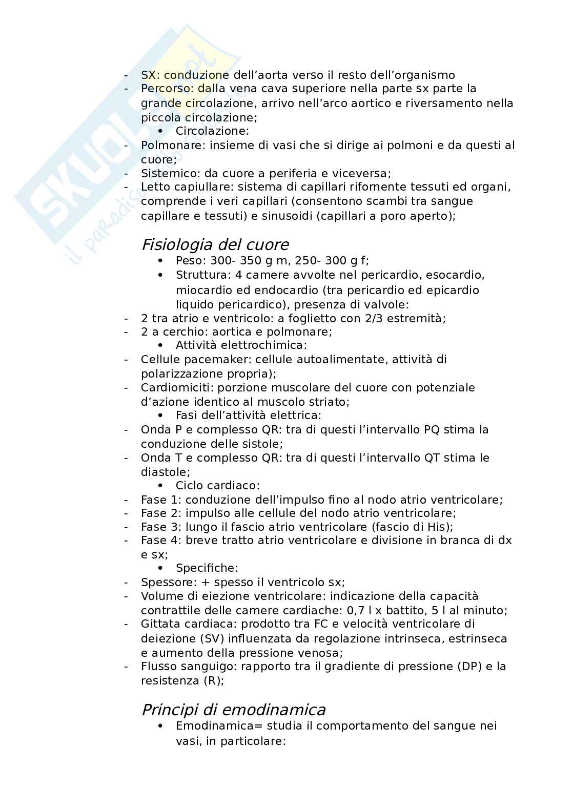 Fisiologia umana Pag. 2