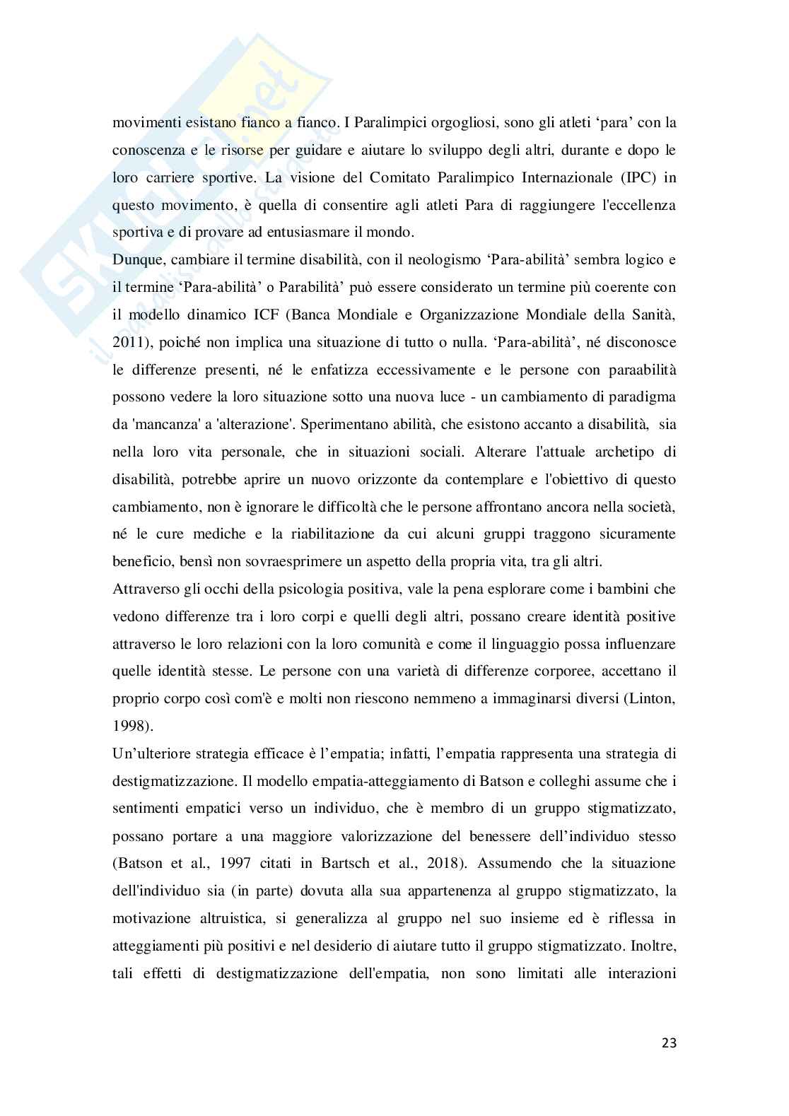 Ripensare la disabilità: evidenze scientifiche e nuovi scenari possibili per la destigmatizzazione sociale Pag. 26