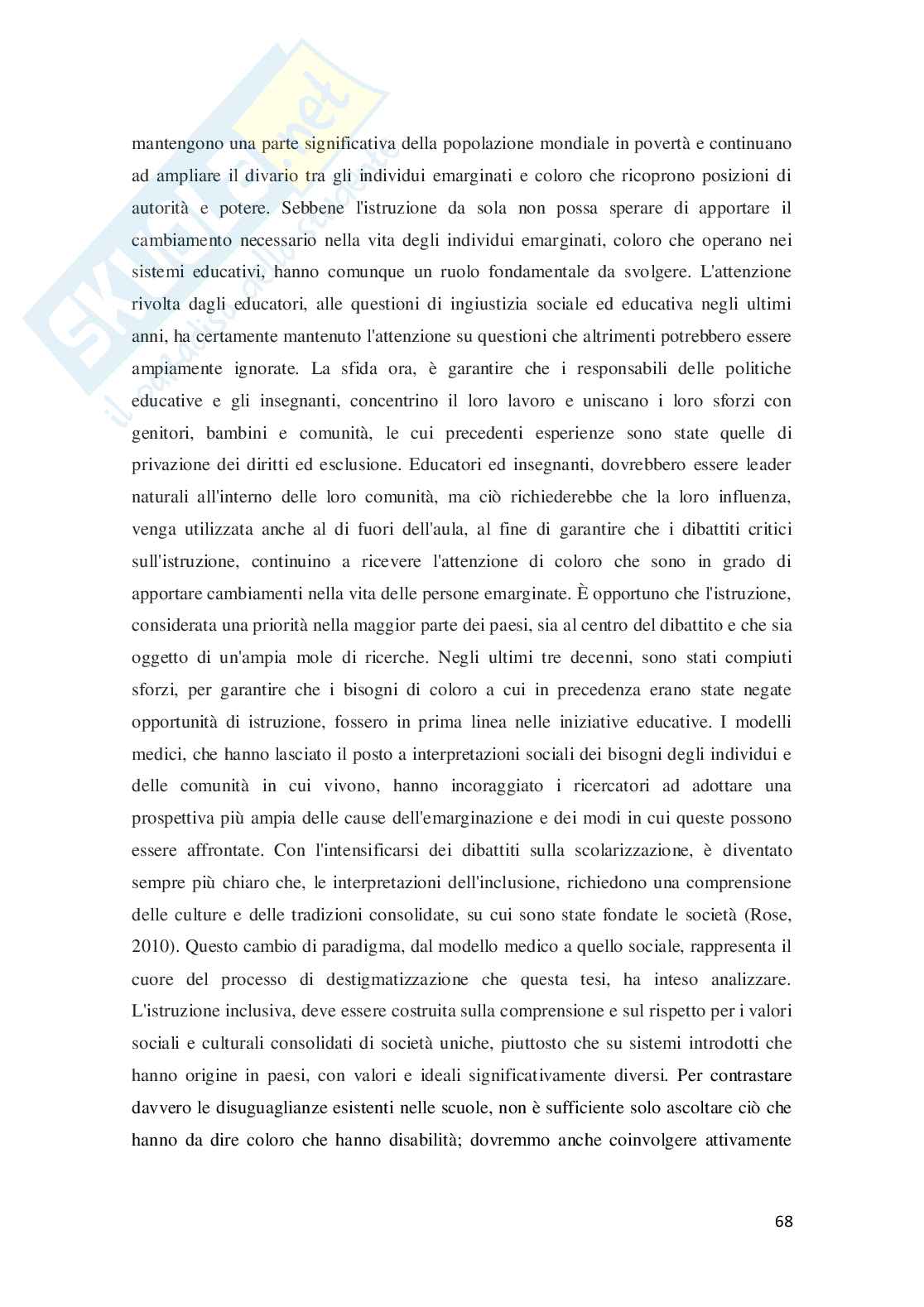 Ripensare la disabilità: evidenze scientifiche e nuovi scenari possibili per la destigmatizzazione sociale Pag. 71
