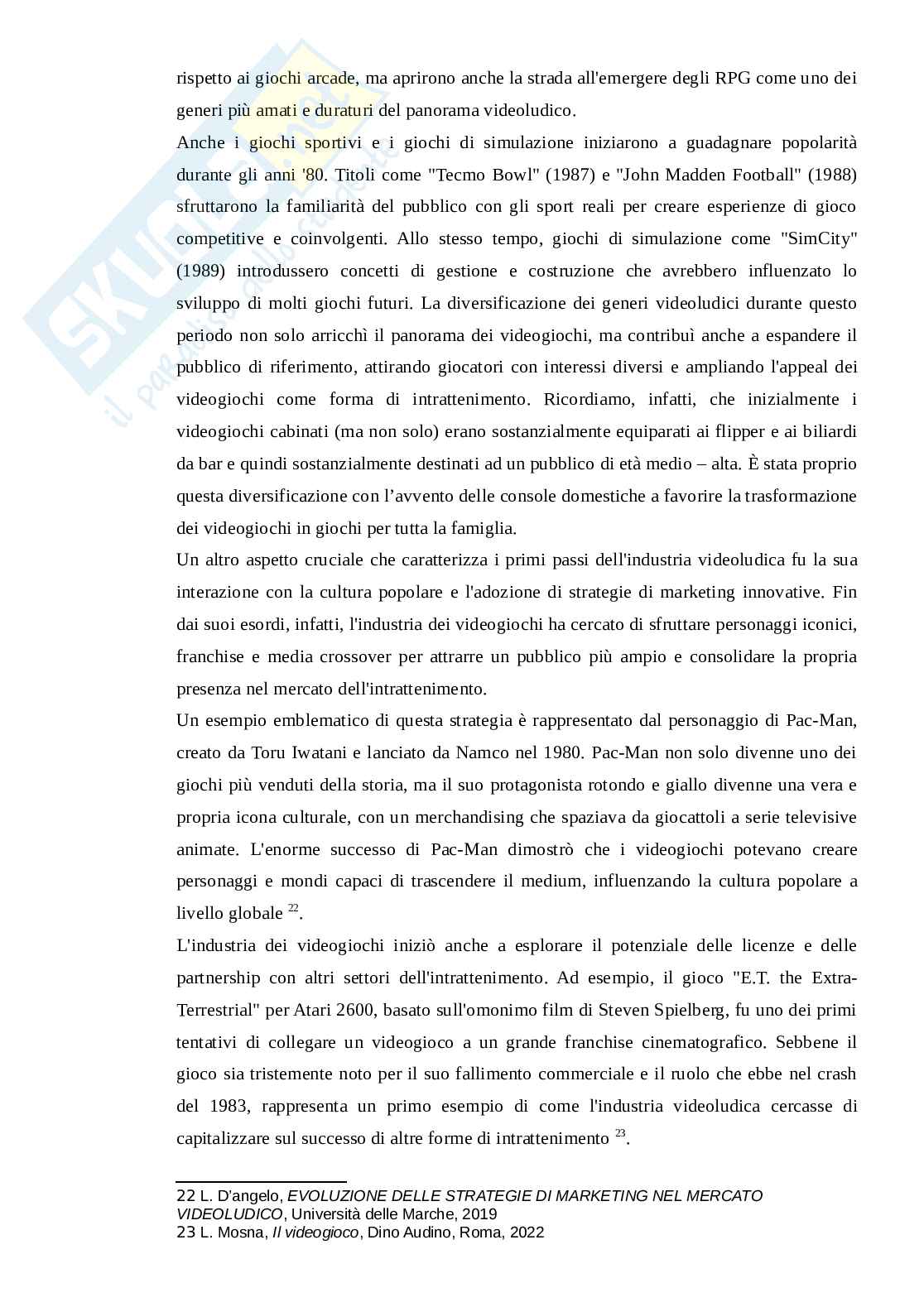 Game Industry: Analisi storica delle tendenze di mercato, modelli di business e Impatti finanziari  Pag. 11