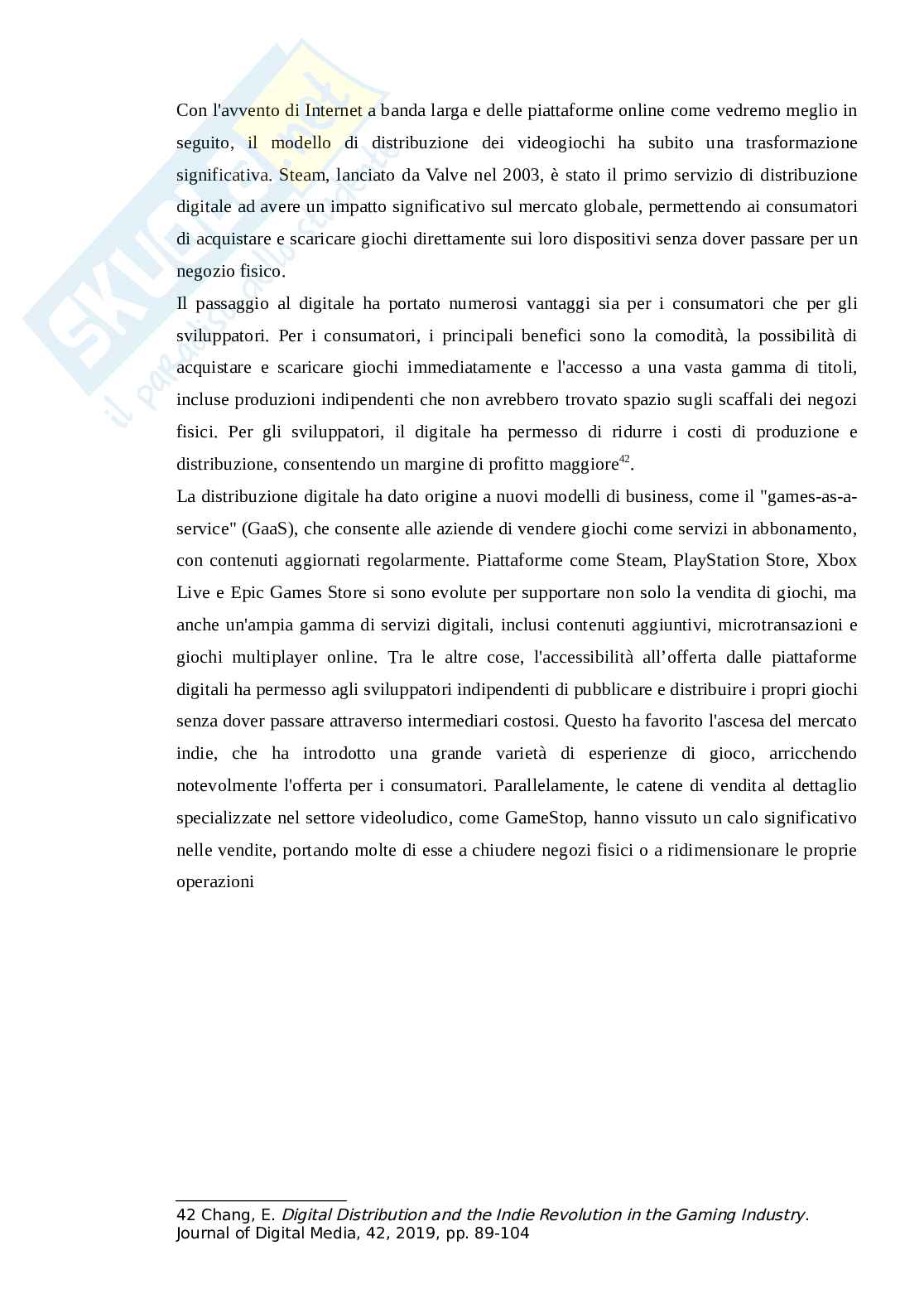 Game Industry: Analisi storica delle tendenze di mercato, modelli di business e Impatti finanziari  Pag. 21