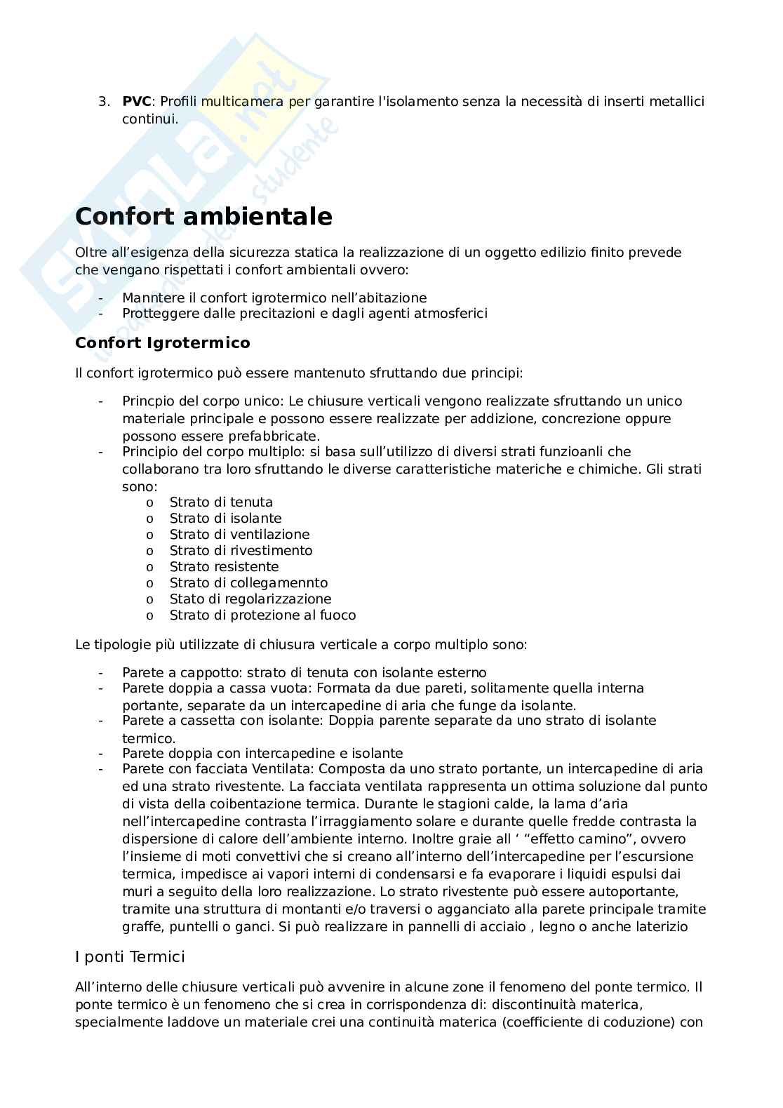 Esame orale Architettura tecnica I - anno 2025/26 - Appunti lezioni Pag. 21