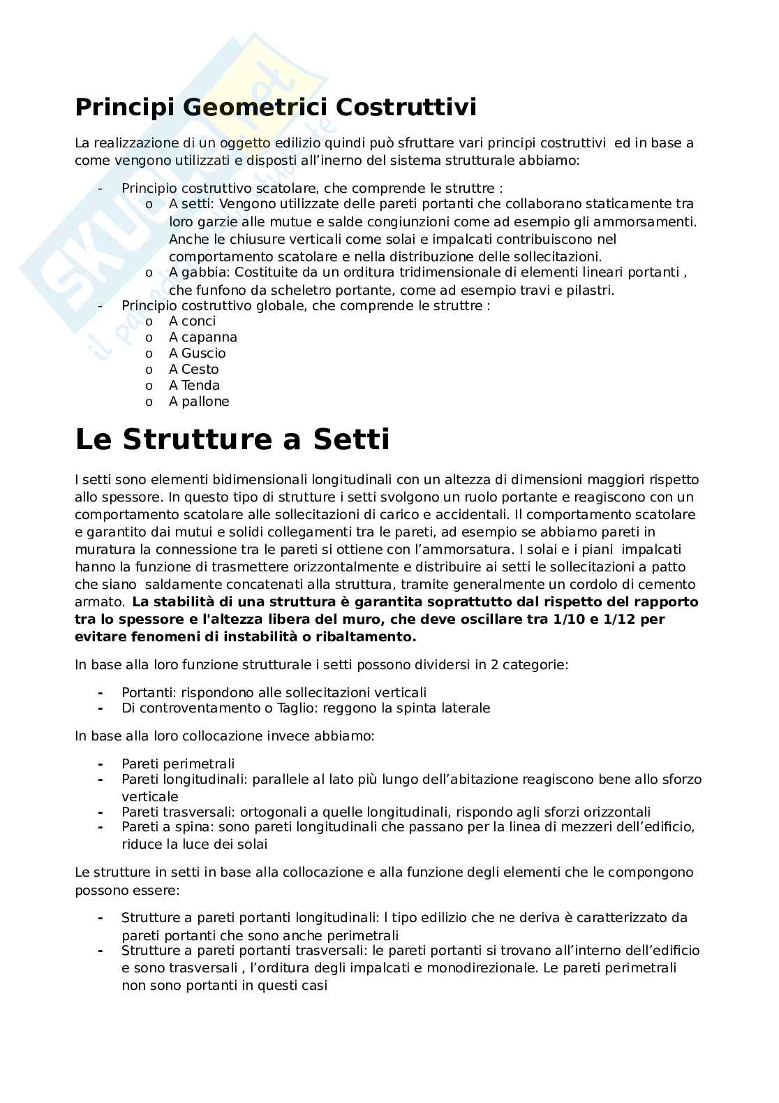 Esame orale Architettura tecnica I - anno 2025/26 - Appunti lezioni Pag. 6