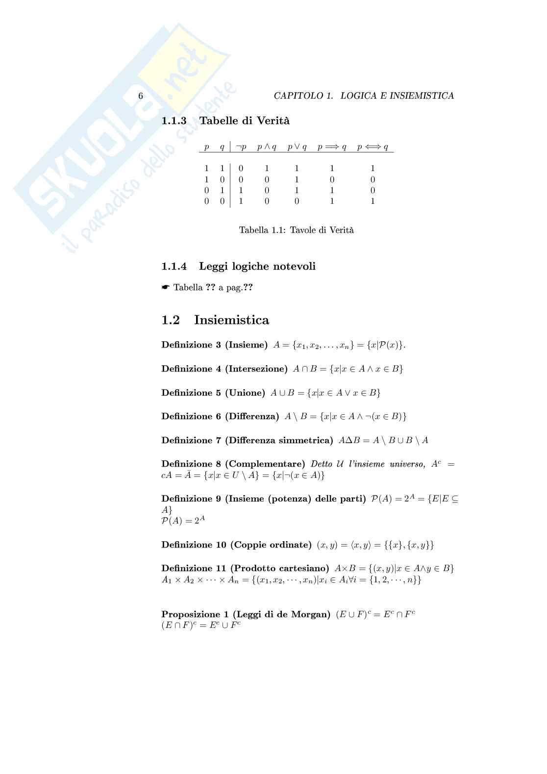 Formulario di matematica per l'esame di maturità Pag. 6