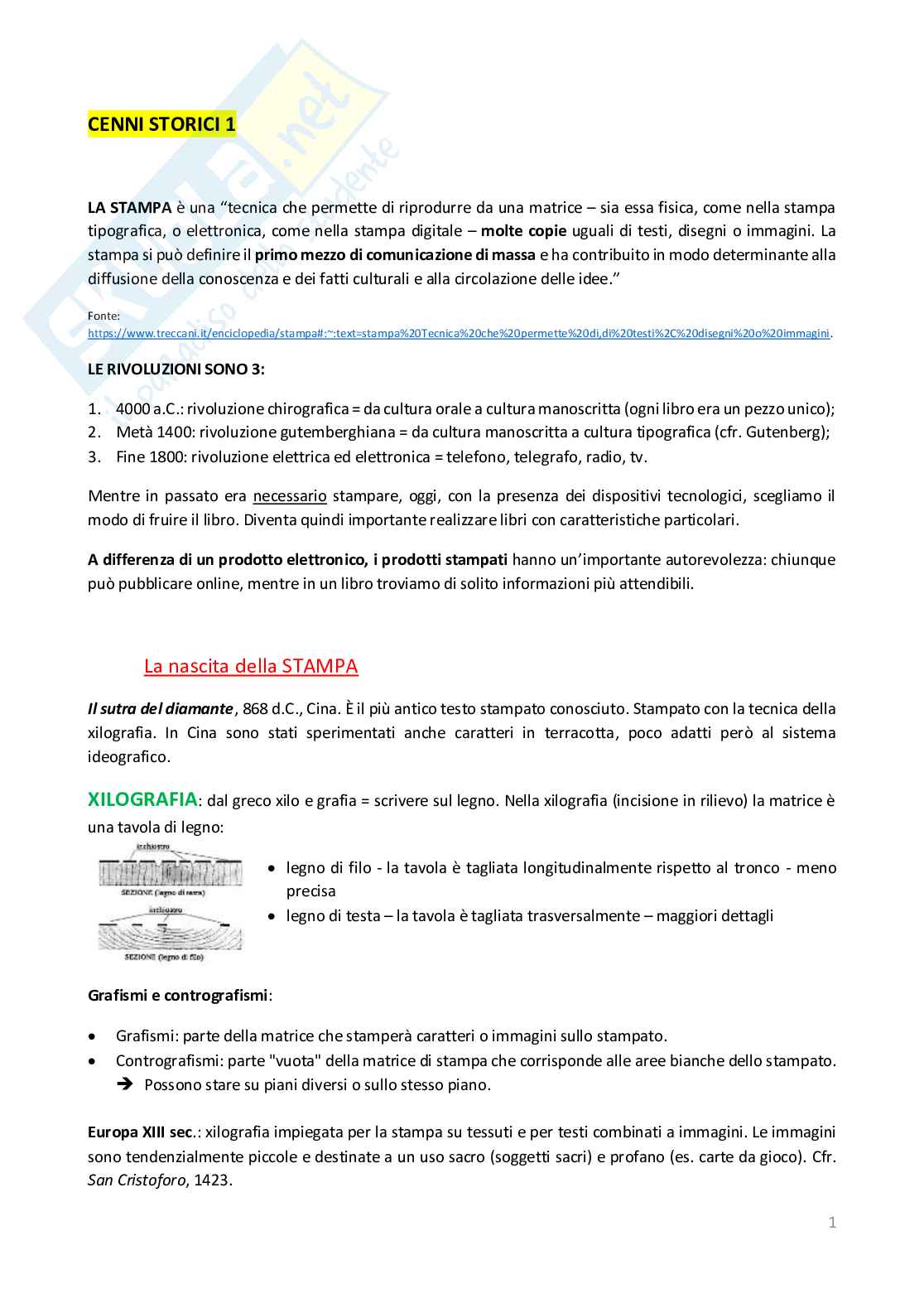 Appunti del corso Processi e tecnologie di stampa  Pag. 2