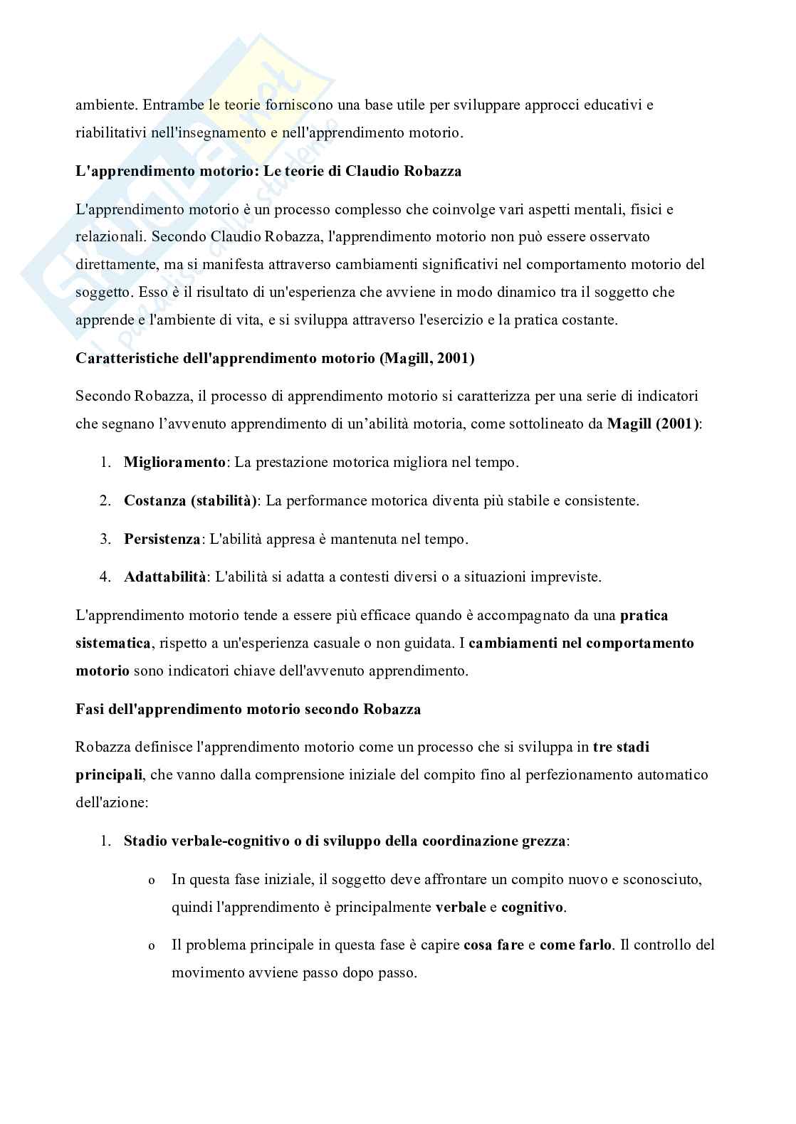 Teorie e metodologie delle attività motorie riabilitative  Pag. 76