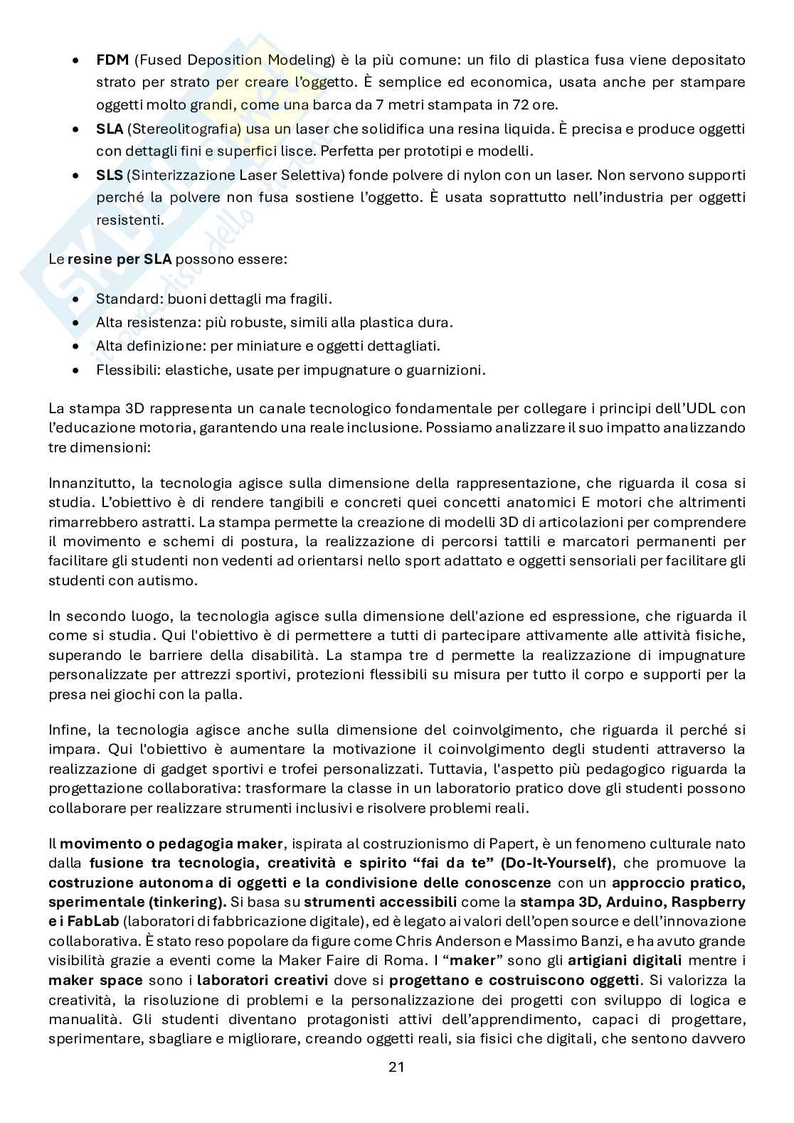 Progettazione didattica inclusiva e Universal Design for learning Pag. 21
