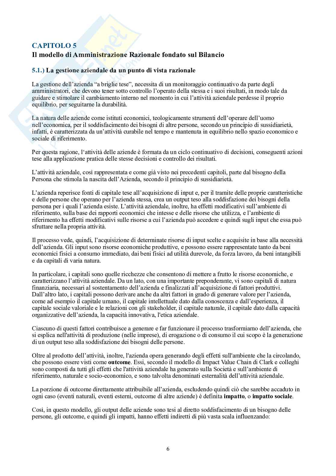 Ragioneria pubblica – Parte 2 – Teoria (bilancio pubblico, Sistema Unico, accrual) Pag. 6