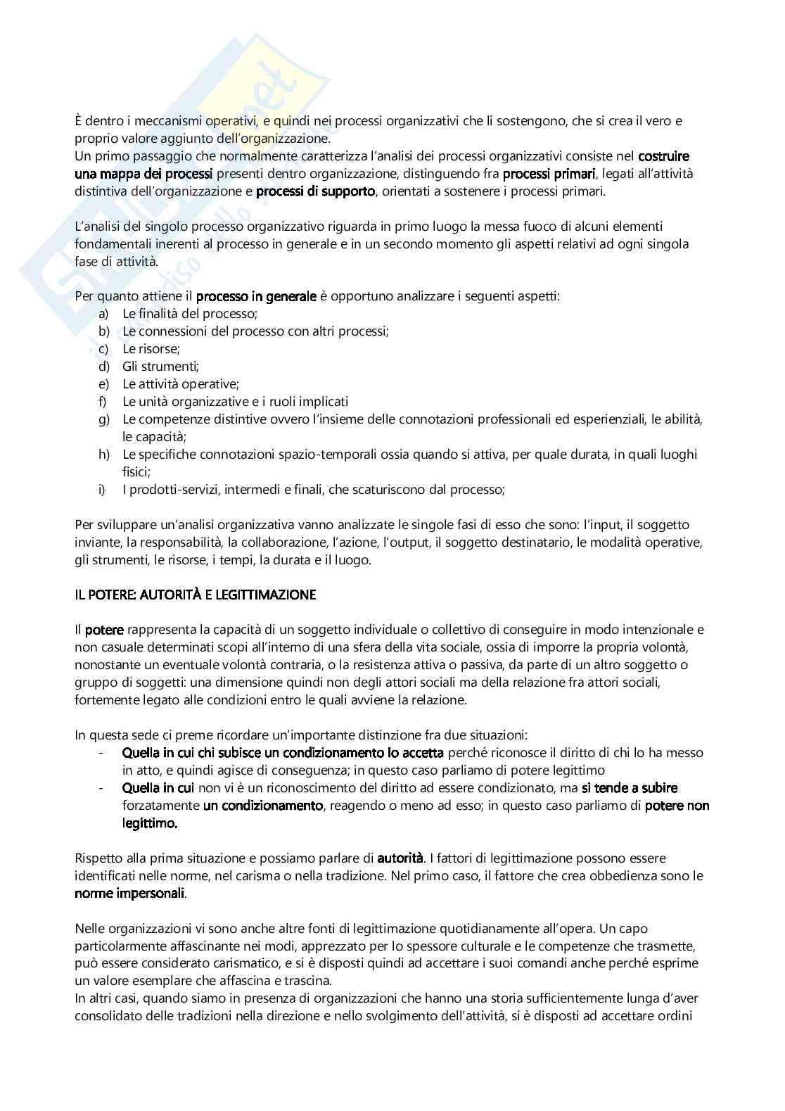 Riassunto esame Organizzazione e modelli dei servizi sociali, Prof. Carletti Elena, libro consigliato Sociologia dei servizi. Elementi di organizzazione e programmazione, Giorgio Gosetti, Michele La Rosa Pag. 11