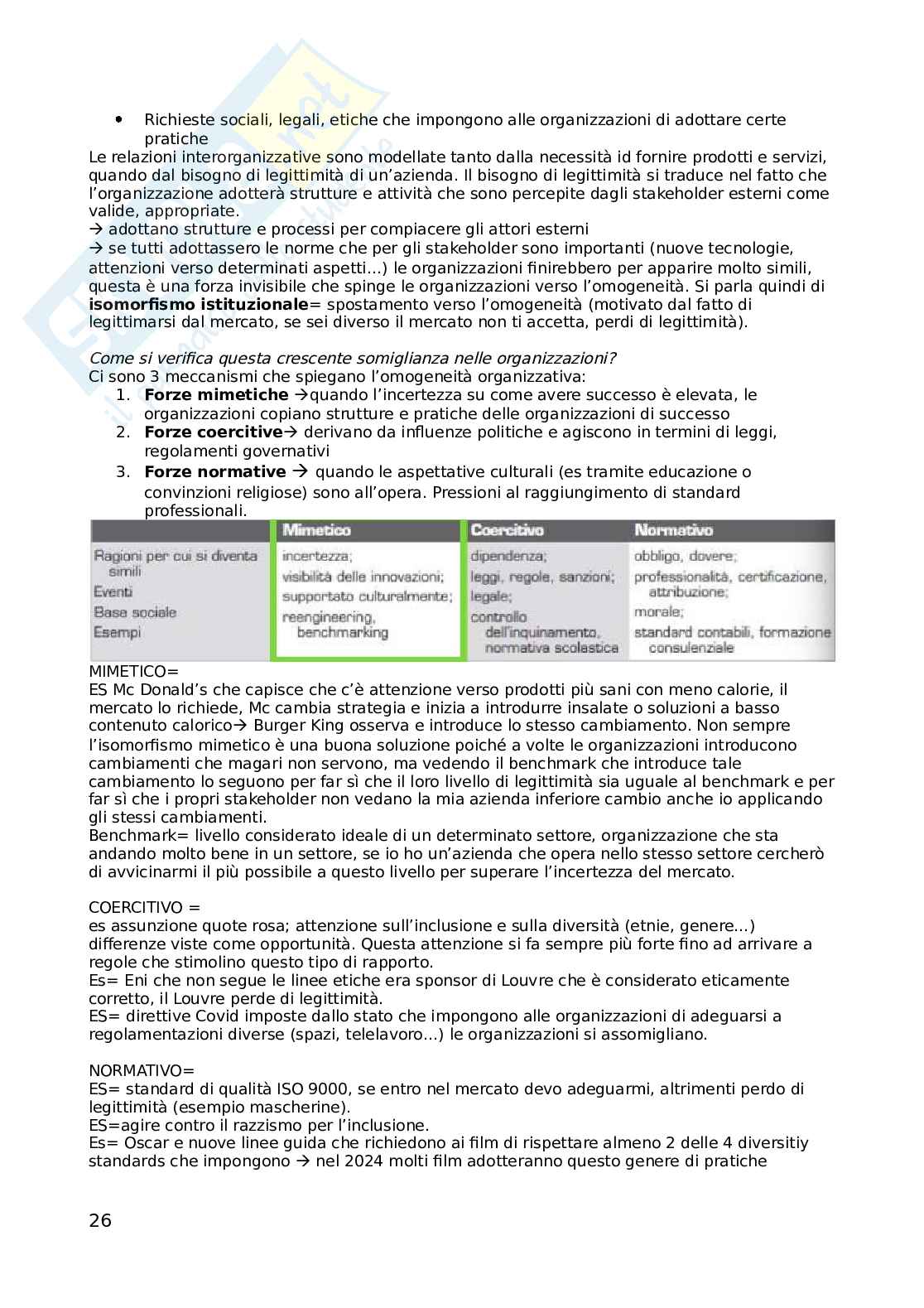 Organizzazione aziendale - seconda parte Pag. 26