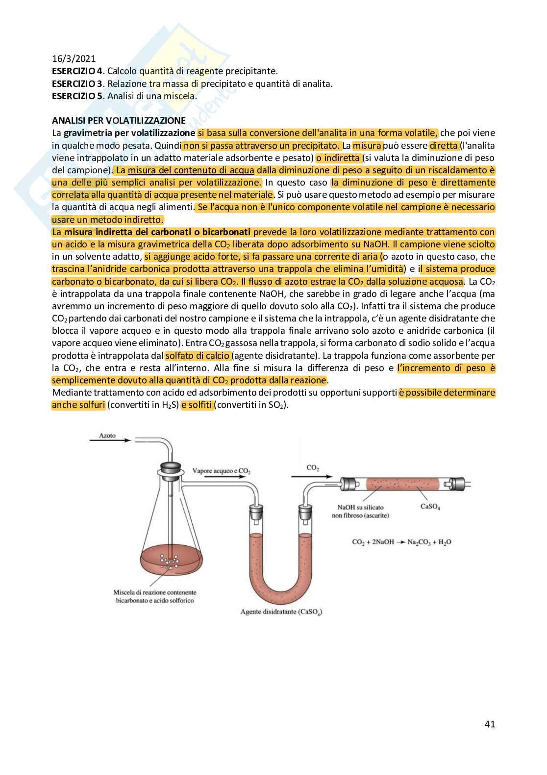 Chimica analitica Pag. 41
