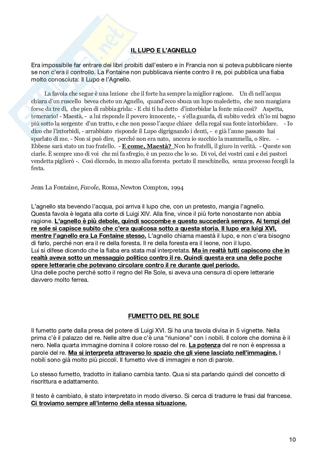 Letteratura francese Pag. 11