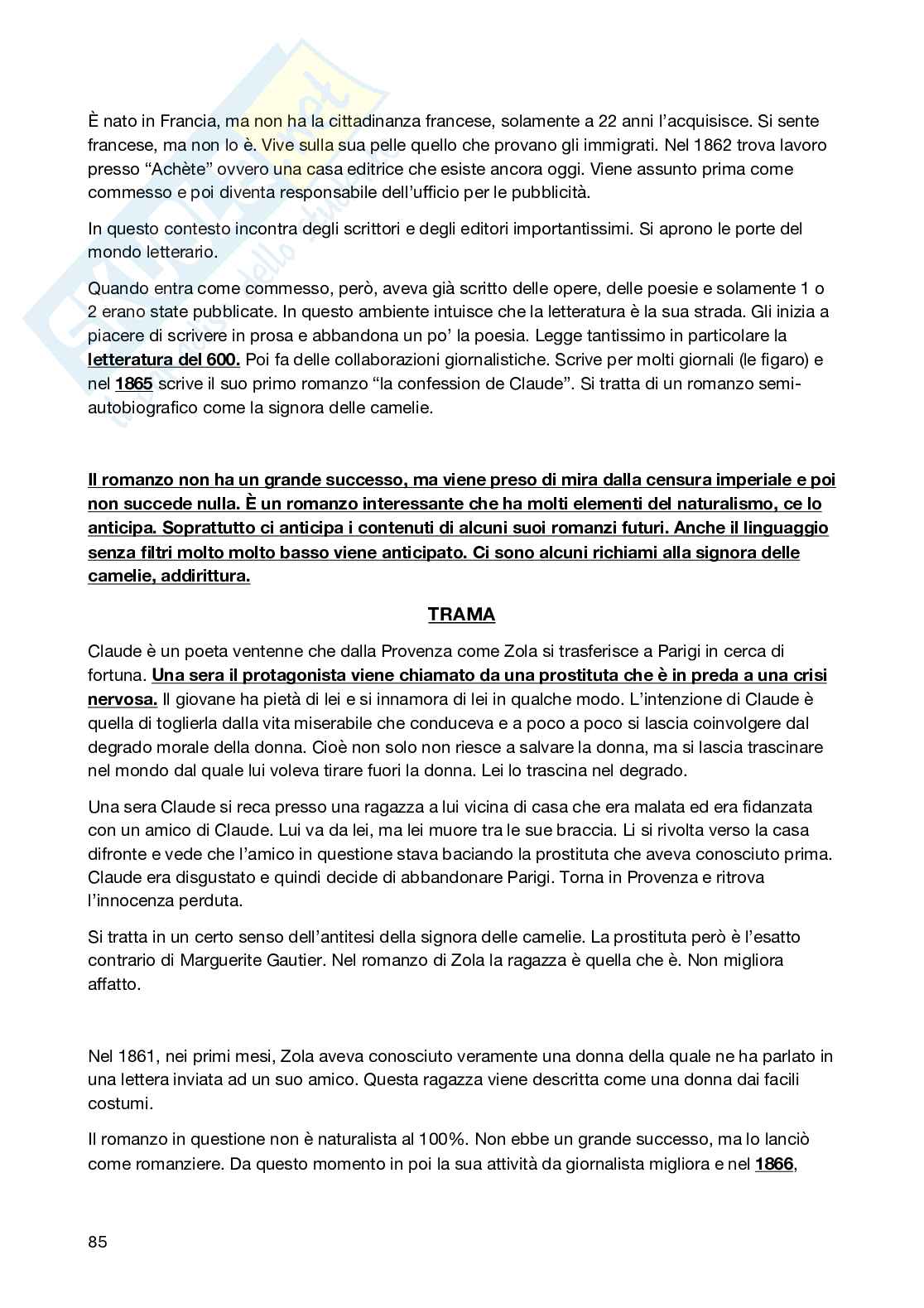 Letteratura francese Pag. 86