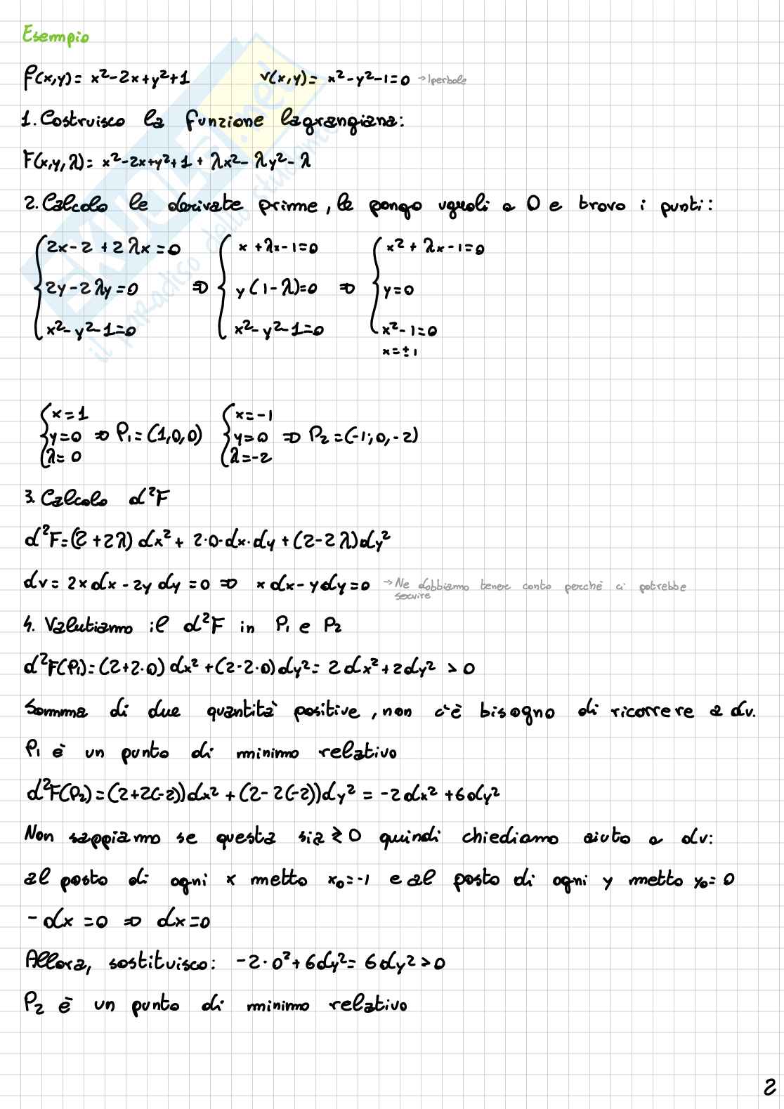 Appunti Seconda prova intercorso/Seconda parte scritto completo Analisi matematica 2 Pag. 2