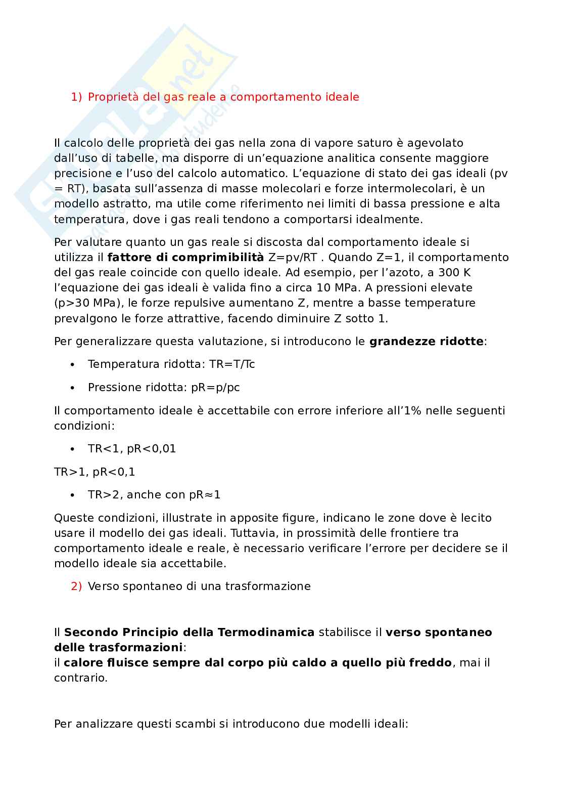 Risposte ad alcune domande di Fisica tecnica Pag. 1