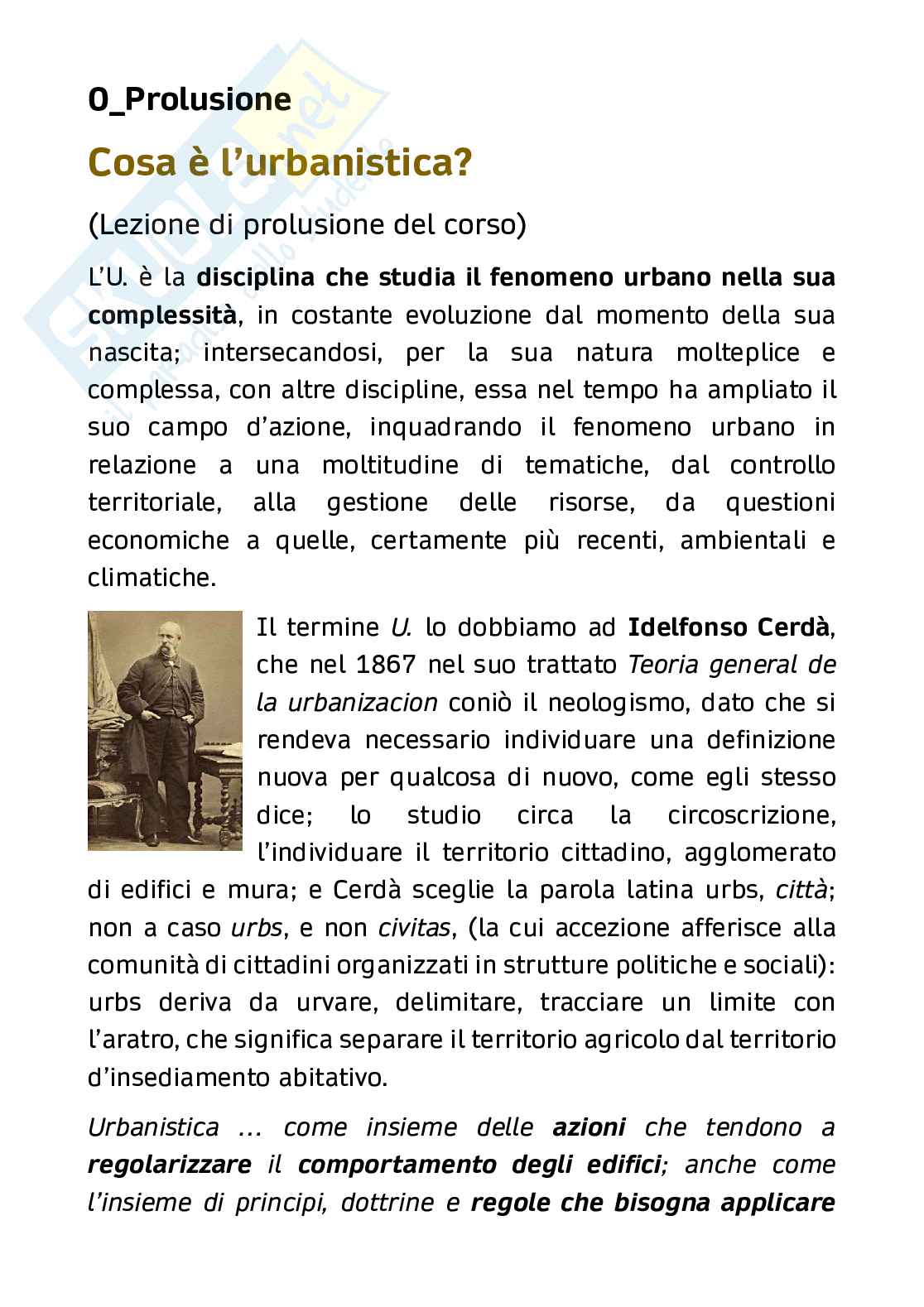 Prolusione di urbanistica Pag. 1