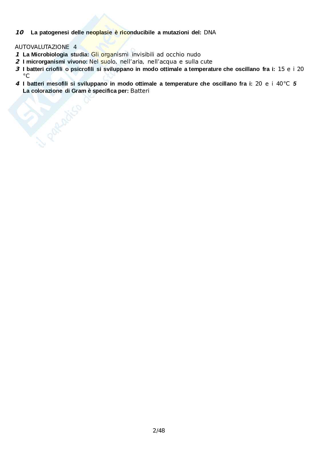 Paniere Igiene generale e applicata, aggiornato e completo. In ordine Pag. 2