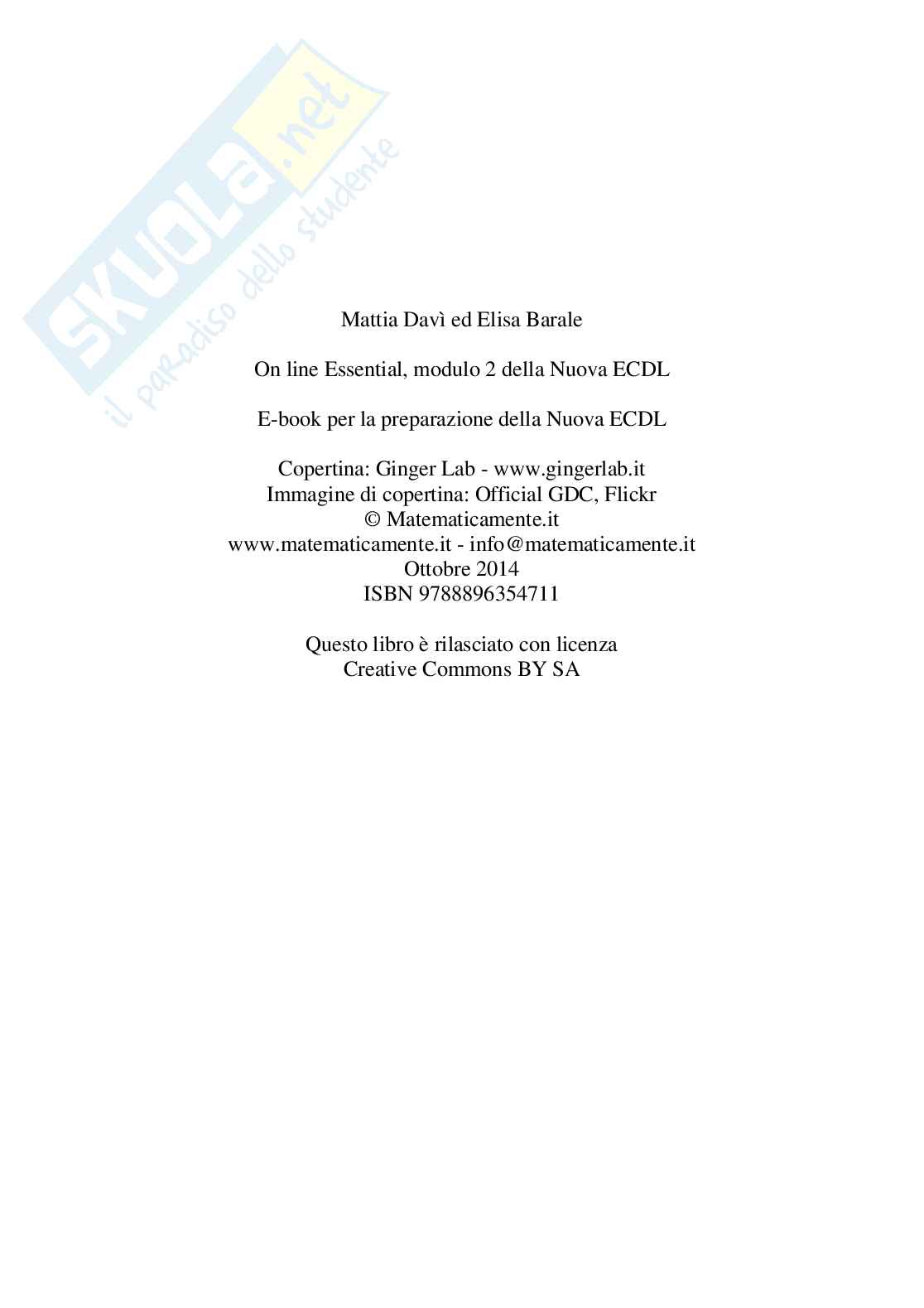 03. Nuova ECDL modulo 2: Online Essential (ebook) Pag. 2