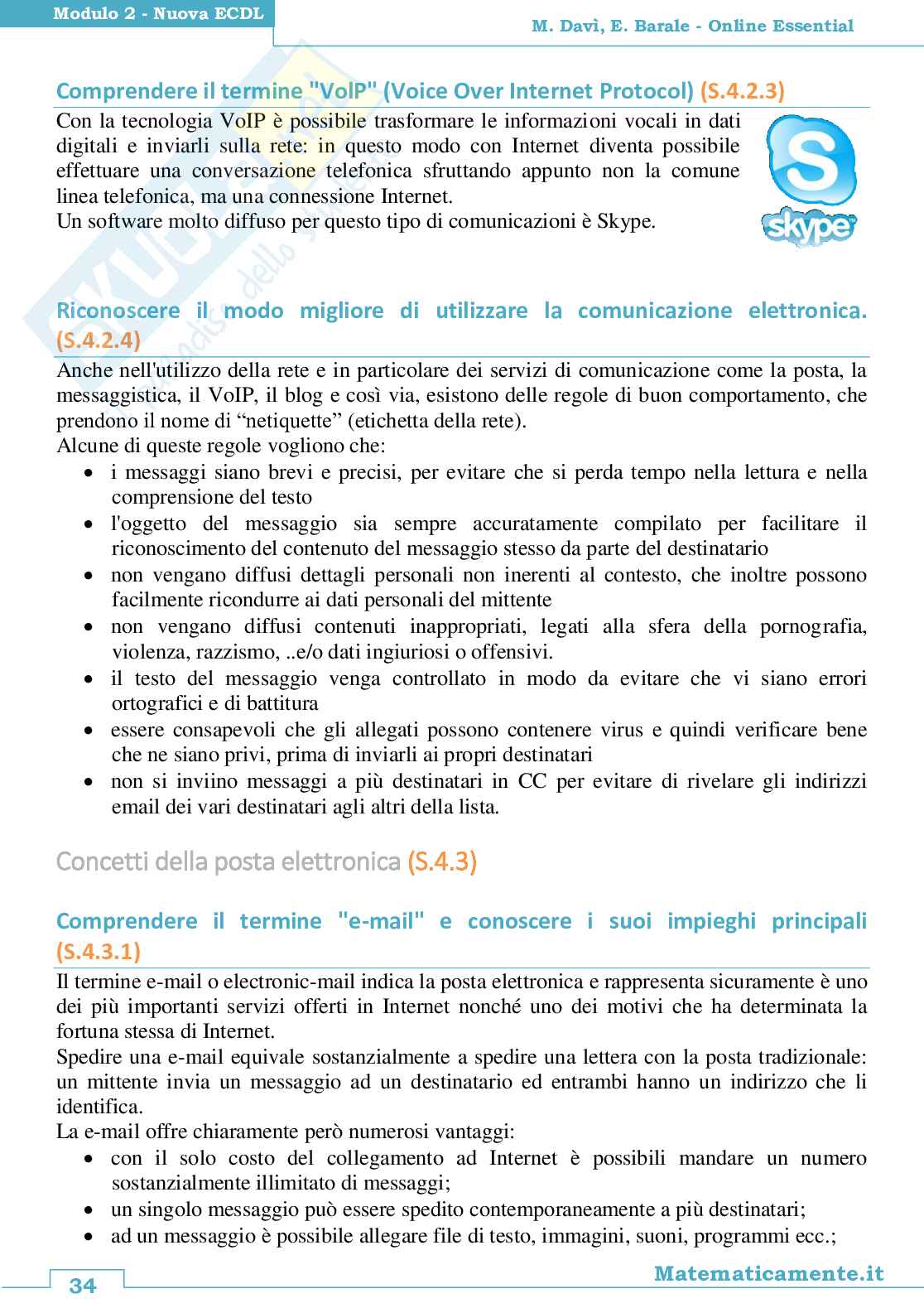 03. Nuova ECDL modulo 2: Online Essential (ebook) Pag. 36