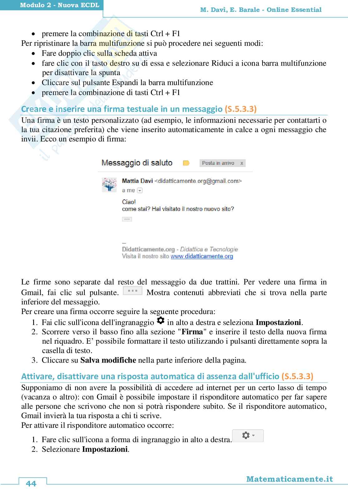 Nuova ECDL modulo 2: Online Essential ebook Pag. 46