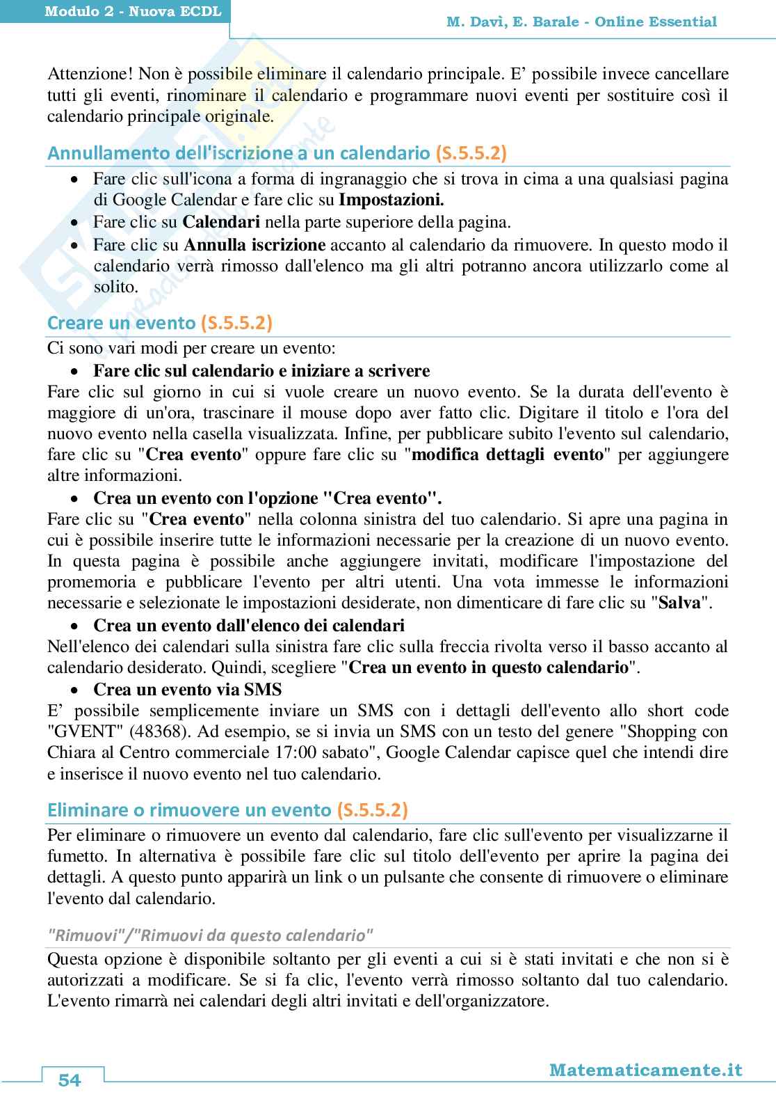 Nuova ECDL modulo 2: Online Essential ebook Pag. 56