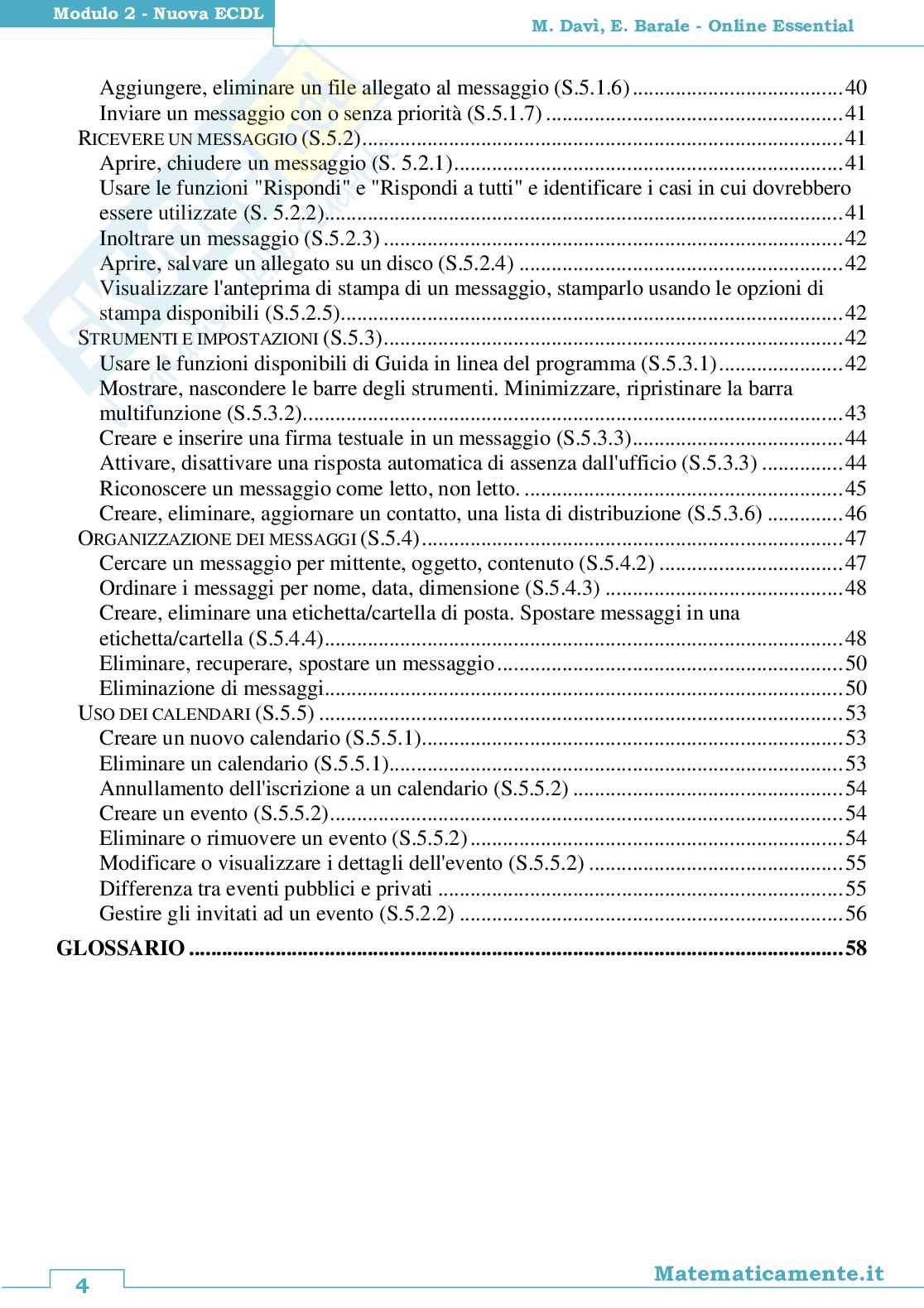 Nuova ECDL modulo 2: Online Essential ebook Pag. 6