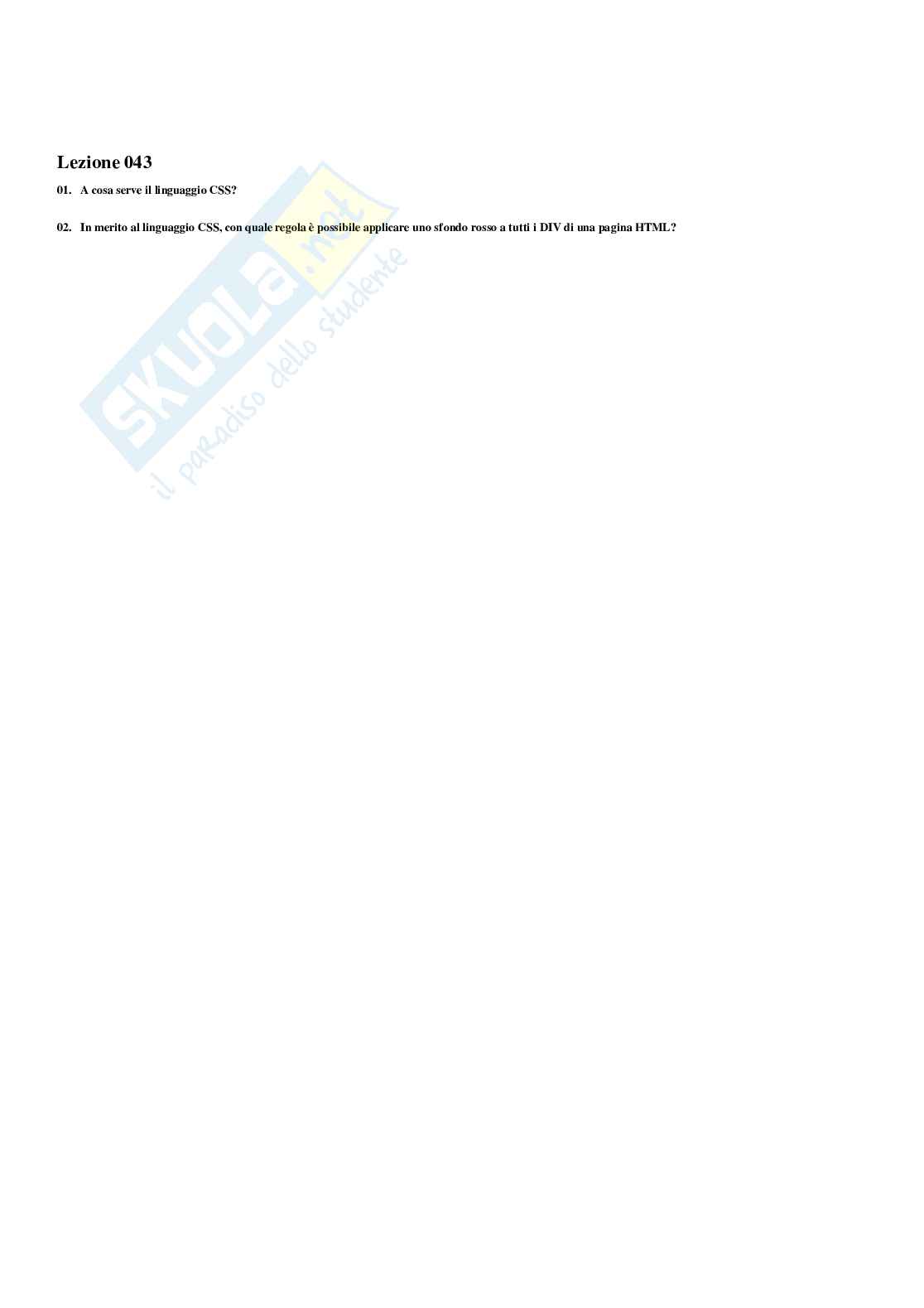 Paniere Informatica - Risposte multiple - aggiornato (2026) Pag. 66