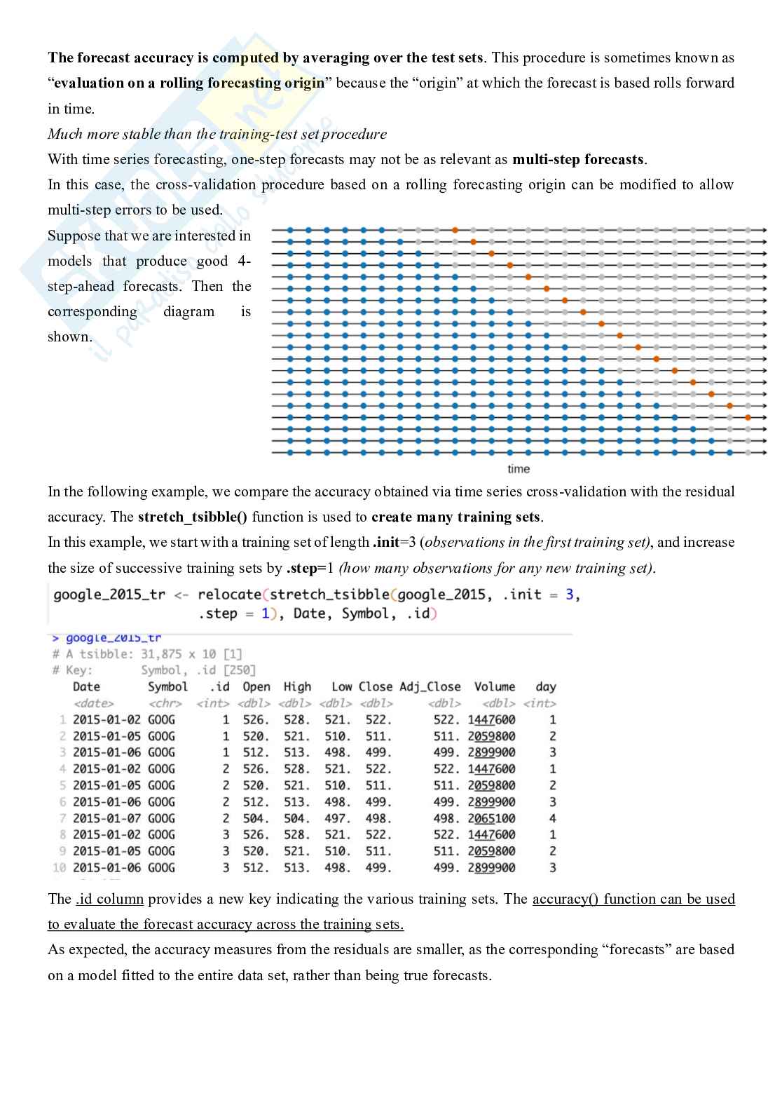 Riassunto esame Data analysis and forecasting, Prof. Bee Marco, libro consigliato Forecasting: principles and practice (3rd ed) .  Monash University, Australia, Rob J Hyndman and George Athanasopoulos Pag. 61