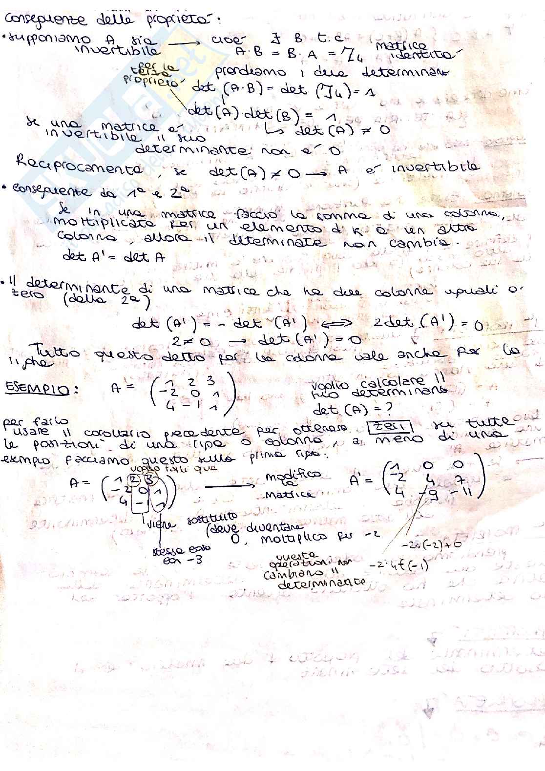 Appunti di Geometria Pag. 6