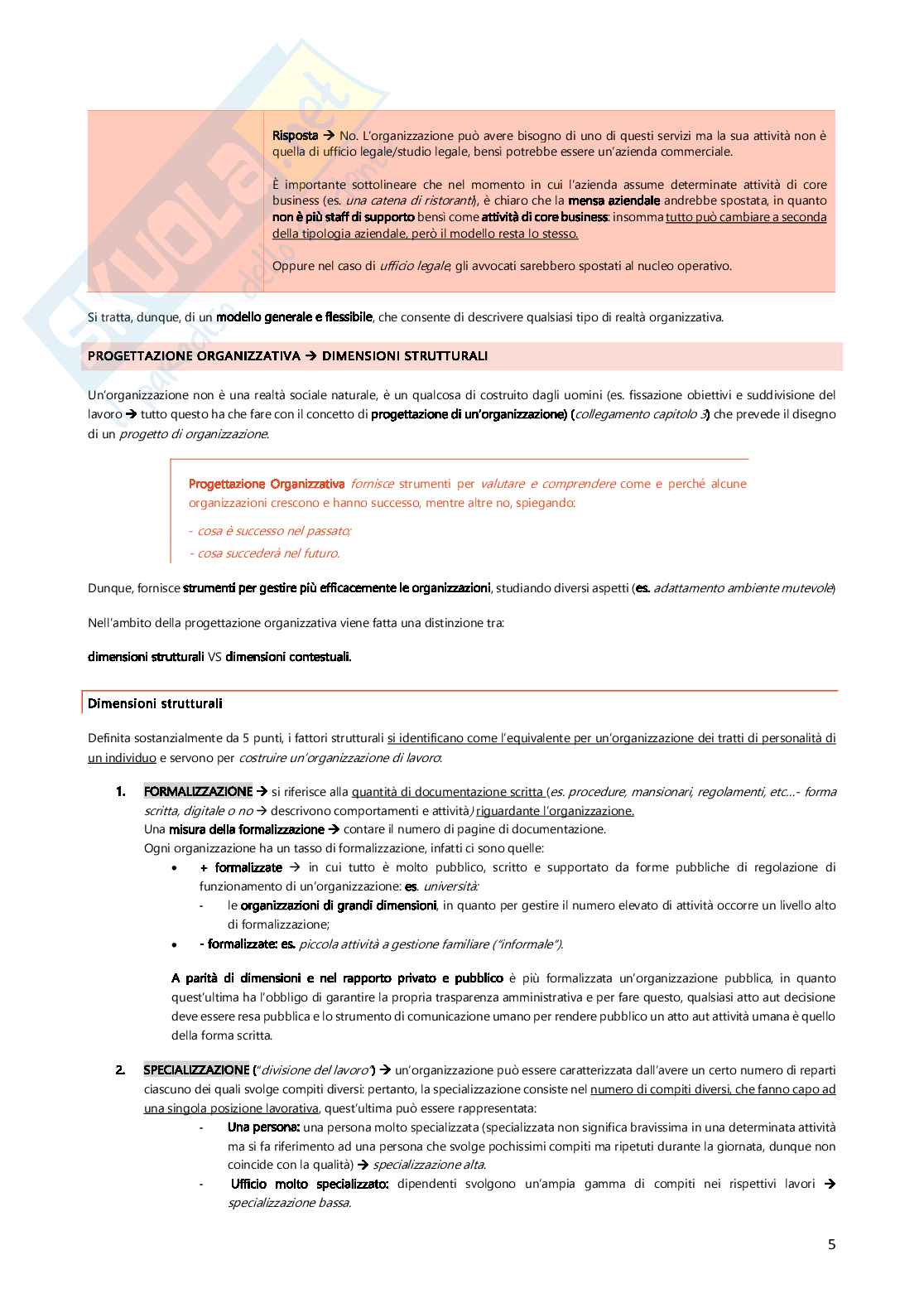 Elaborato di Organizzazione aziendale Pag. 2