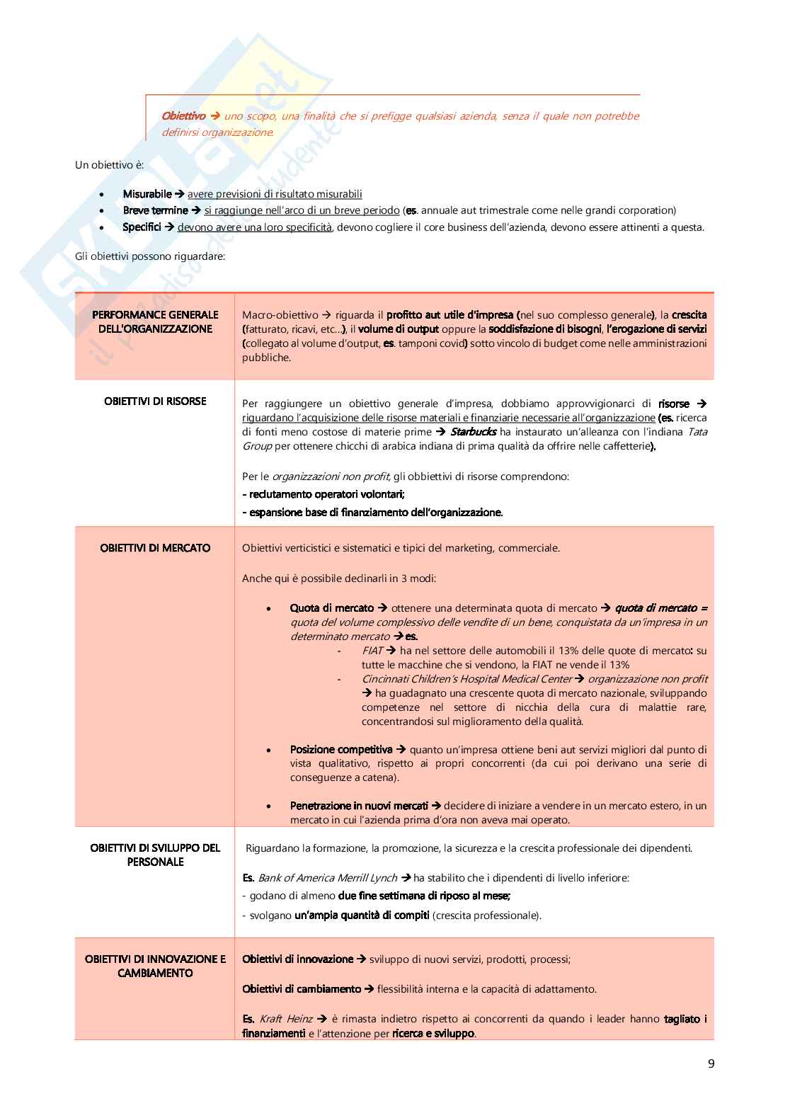 Elaborato di Organizzazione aziendale Pag. 6