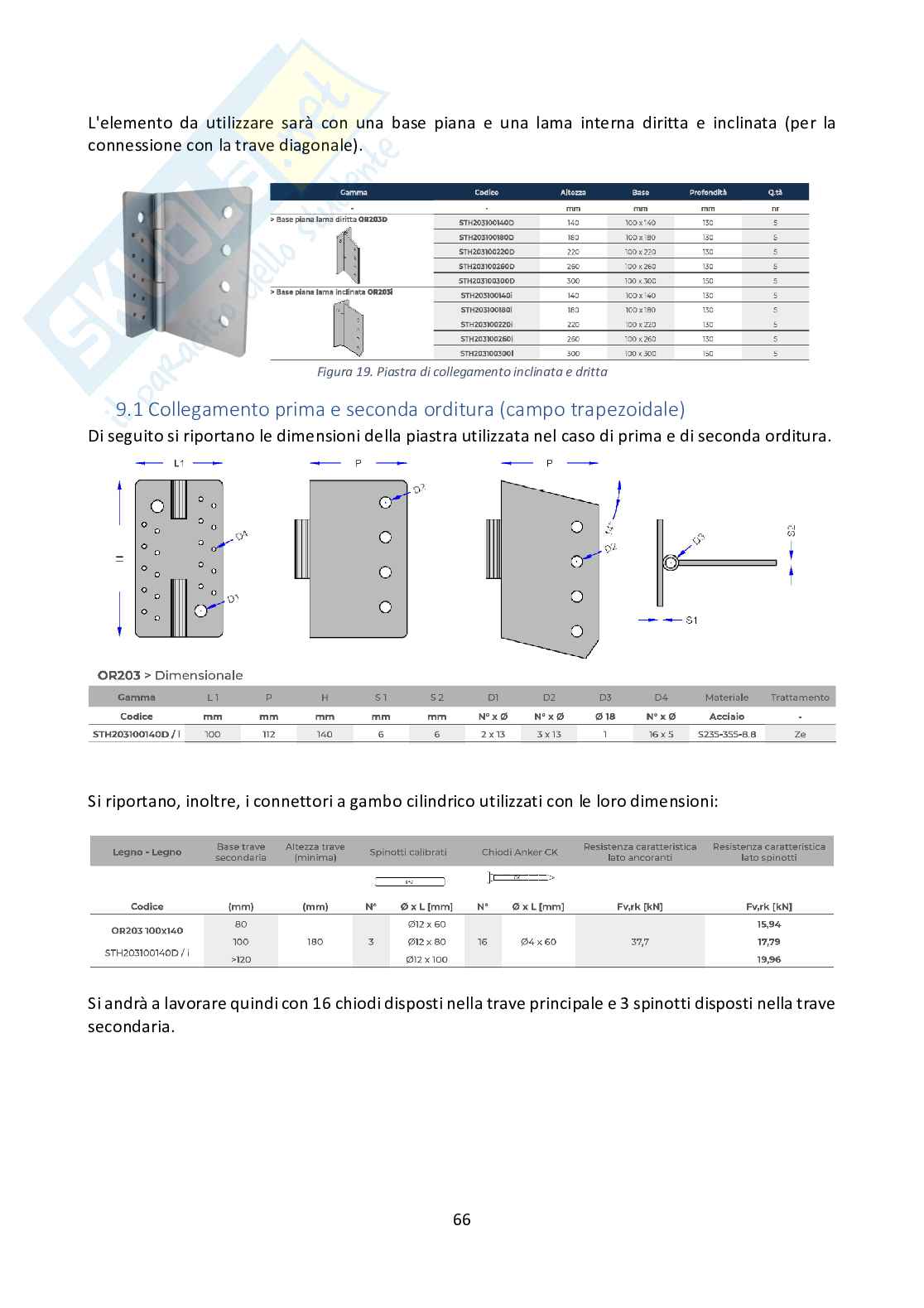 Struttura in legno - Progetto Pag. 66