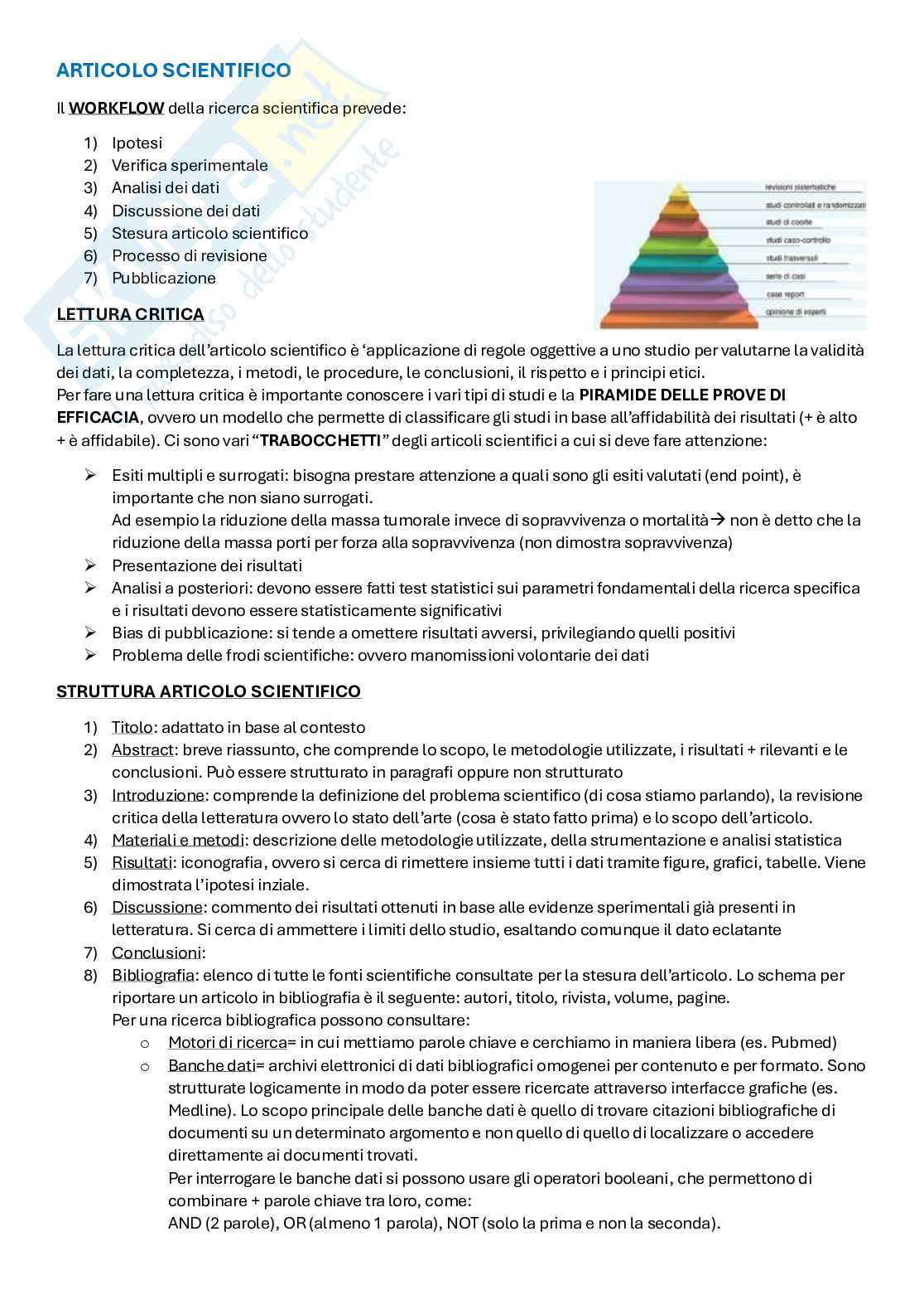 Scienze mediche applicate Pag. 6