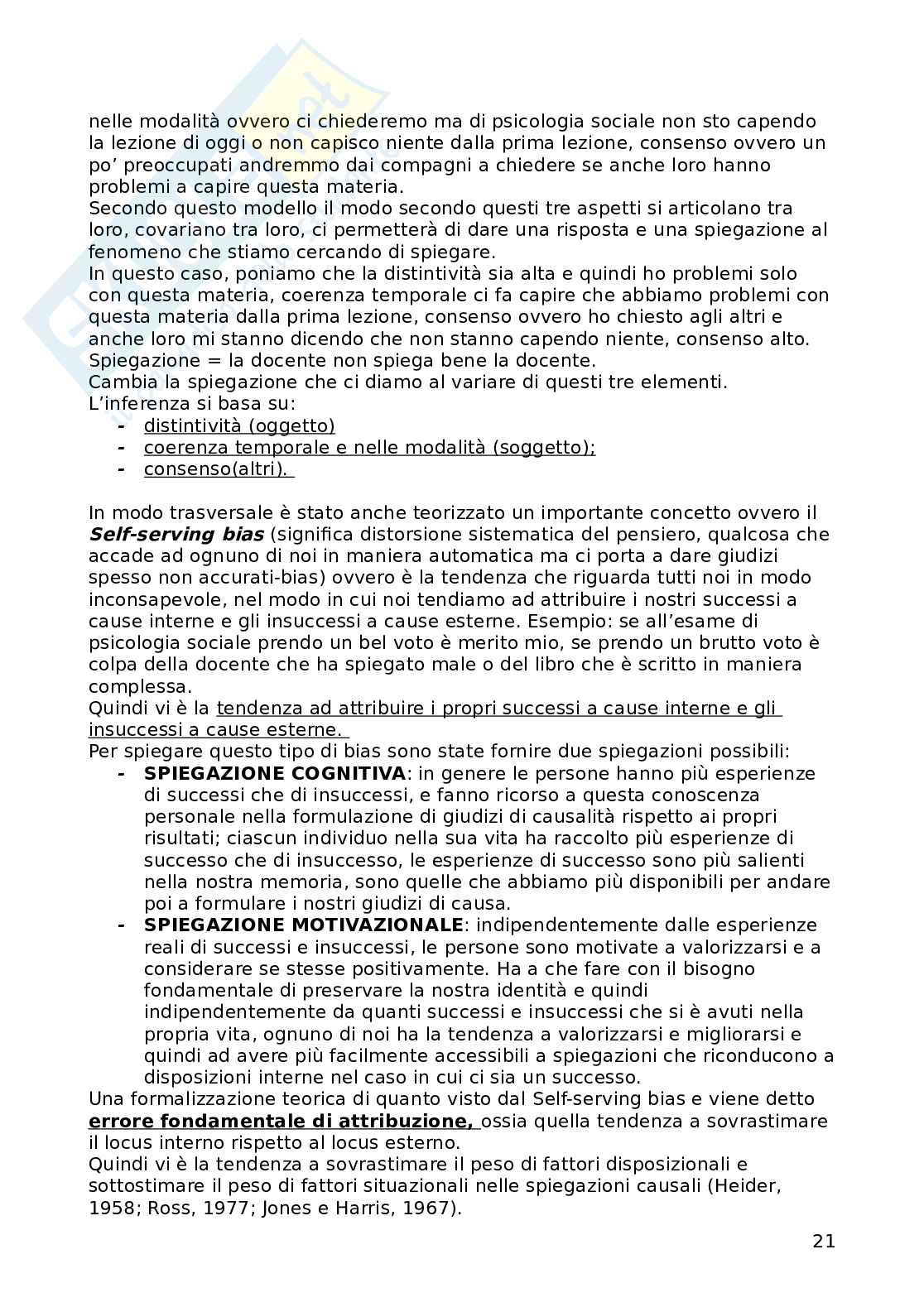 Psicologia sociale 1 Pag. 21