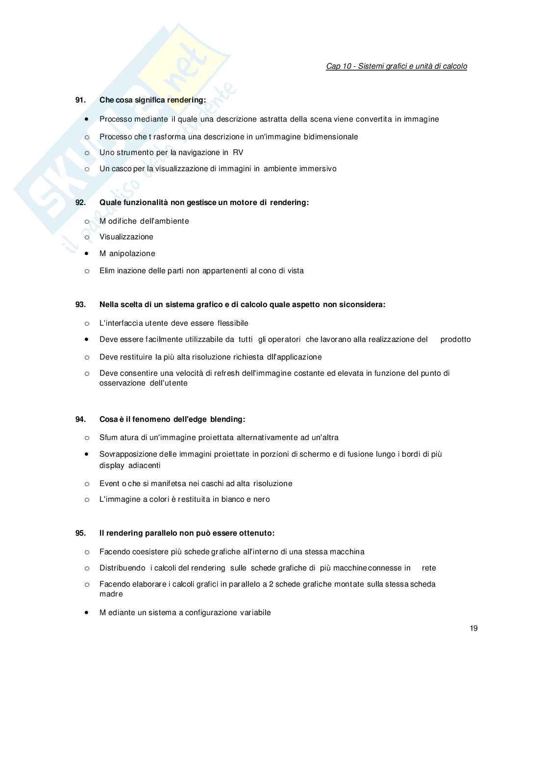 Progettazione in realtà virtuale e sicurezza Pag. 41
