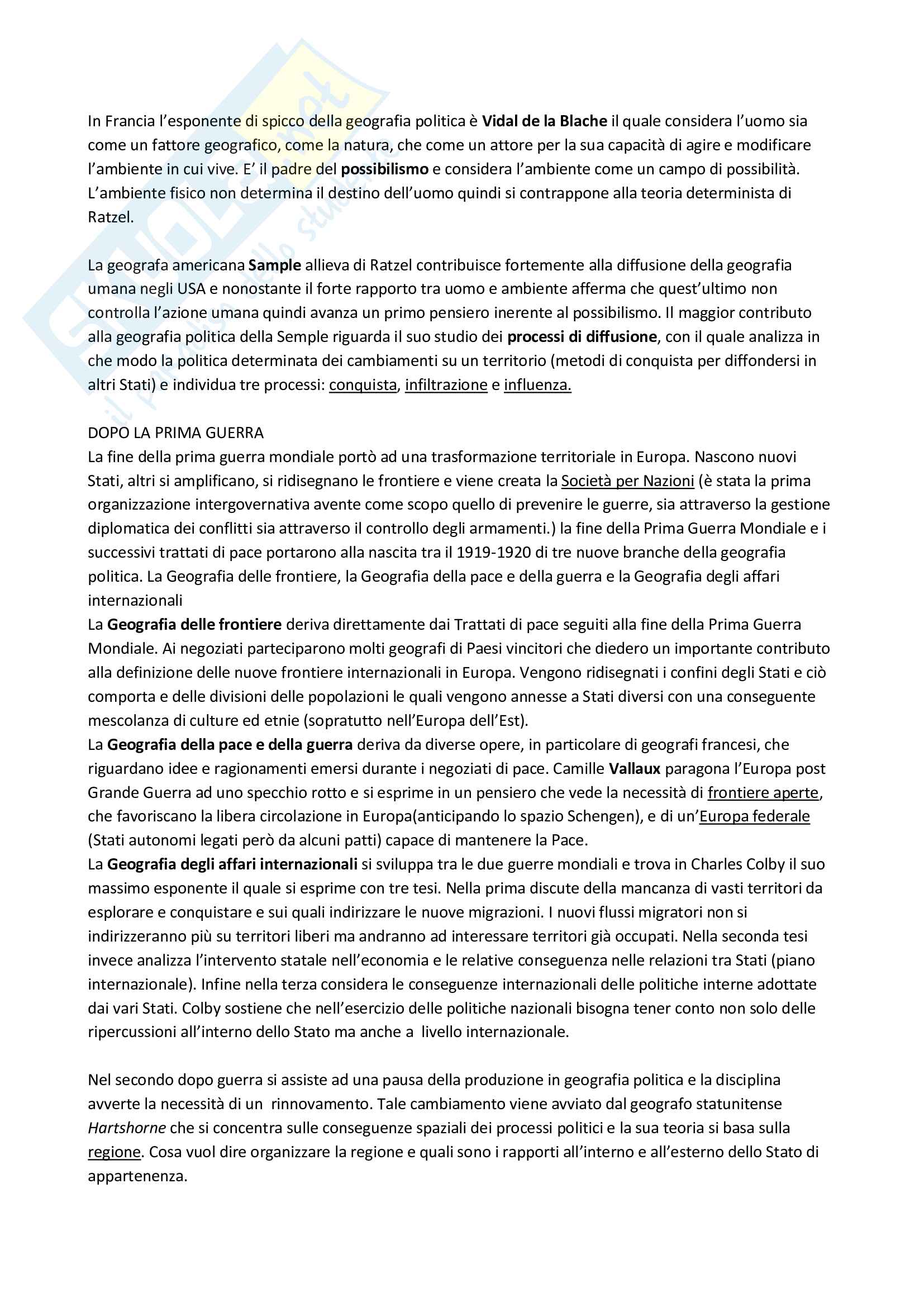 Geografia economico-politica - Riassunto completo Pag. 11