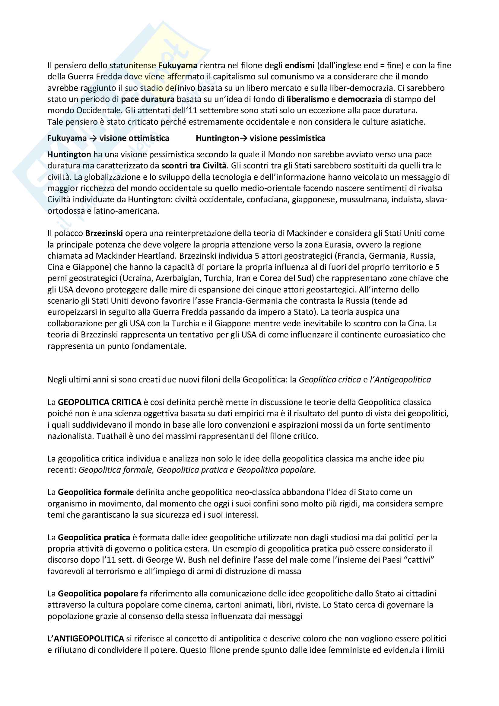 Geografia economico-politica - Riassunto completo Pag. 16