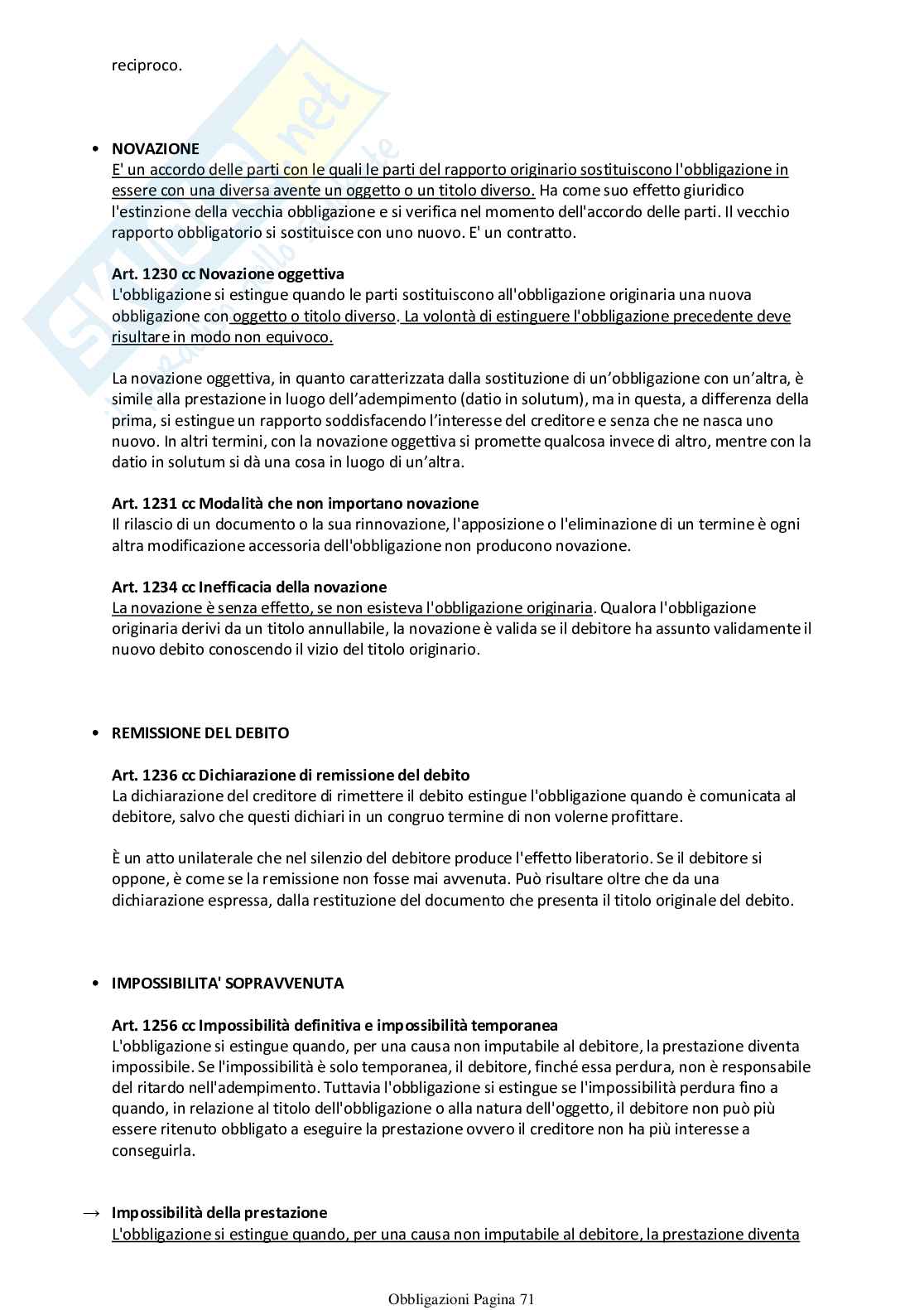 Diritto privato Pag. 71